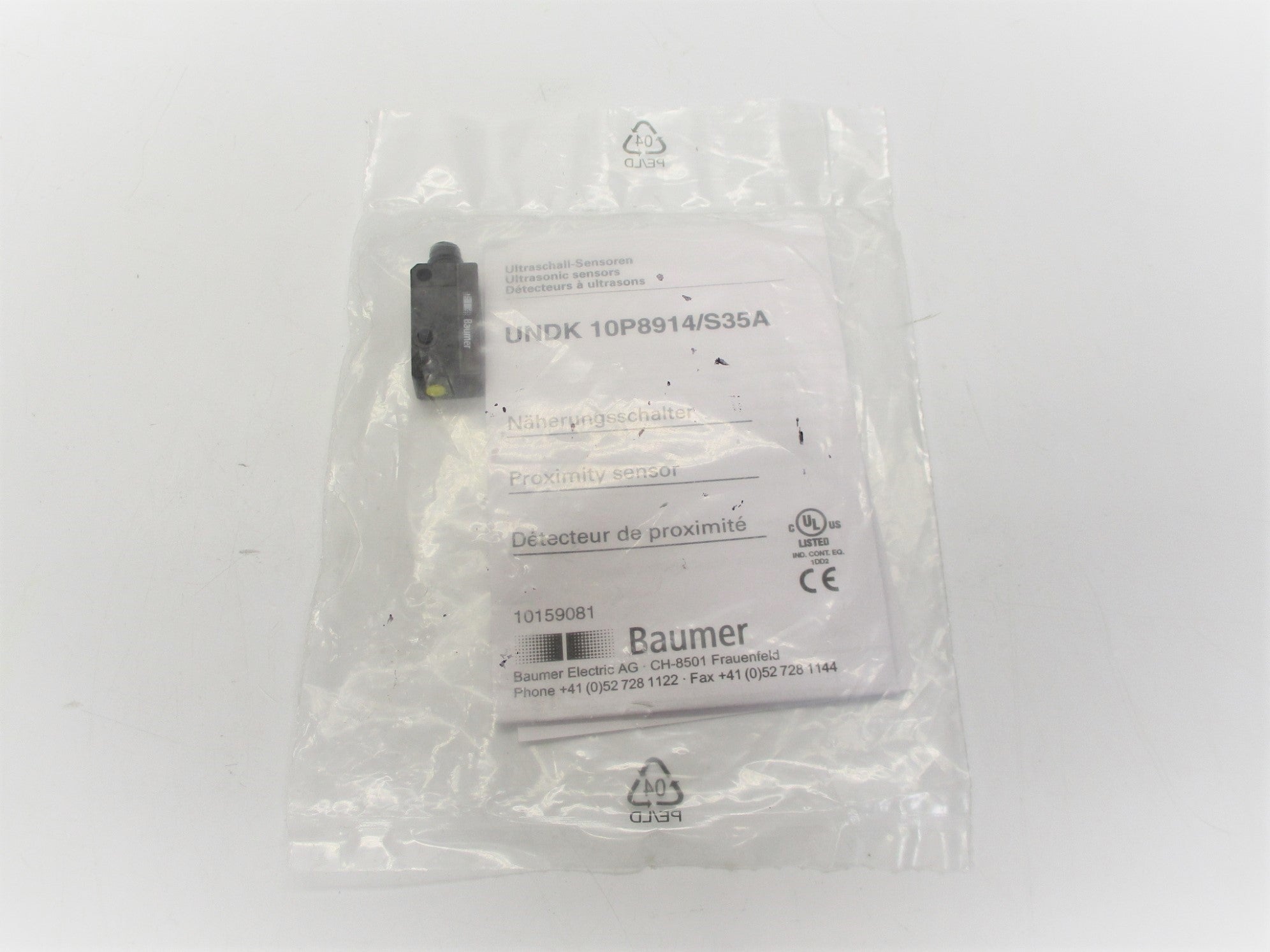 BAUMER UNDK10P8914/S35A NSMP