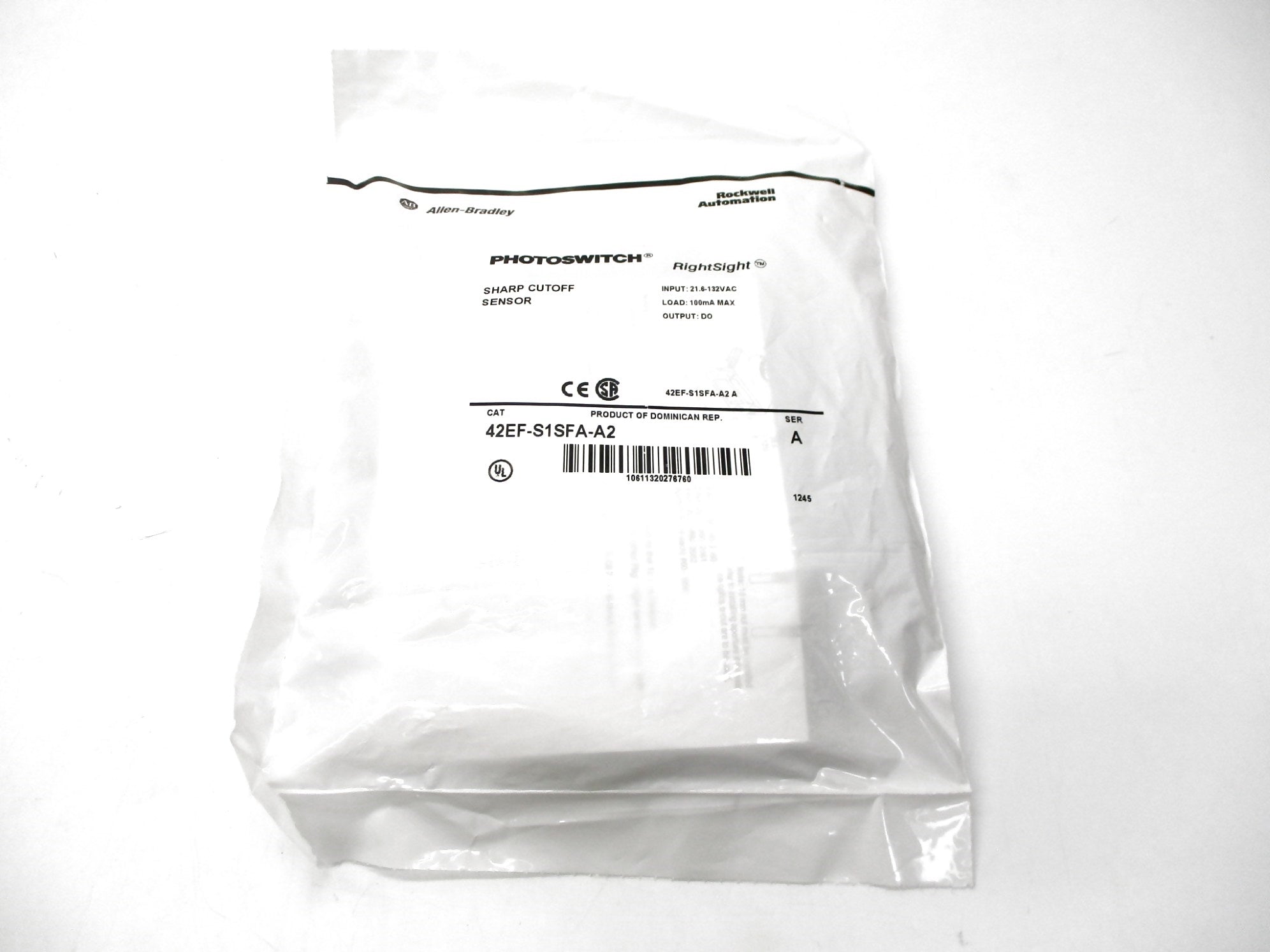 ALLEN BRADLEY 42EF-S1SFA-A2 SER. A (WH) NSMP
