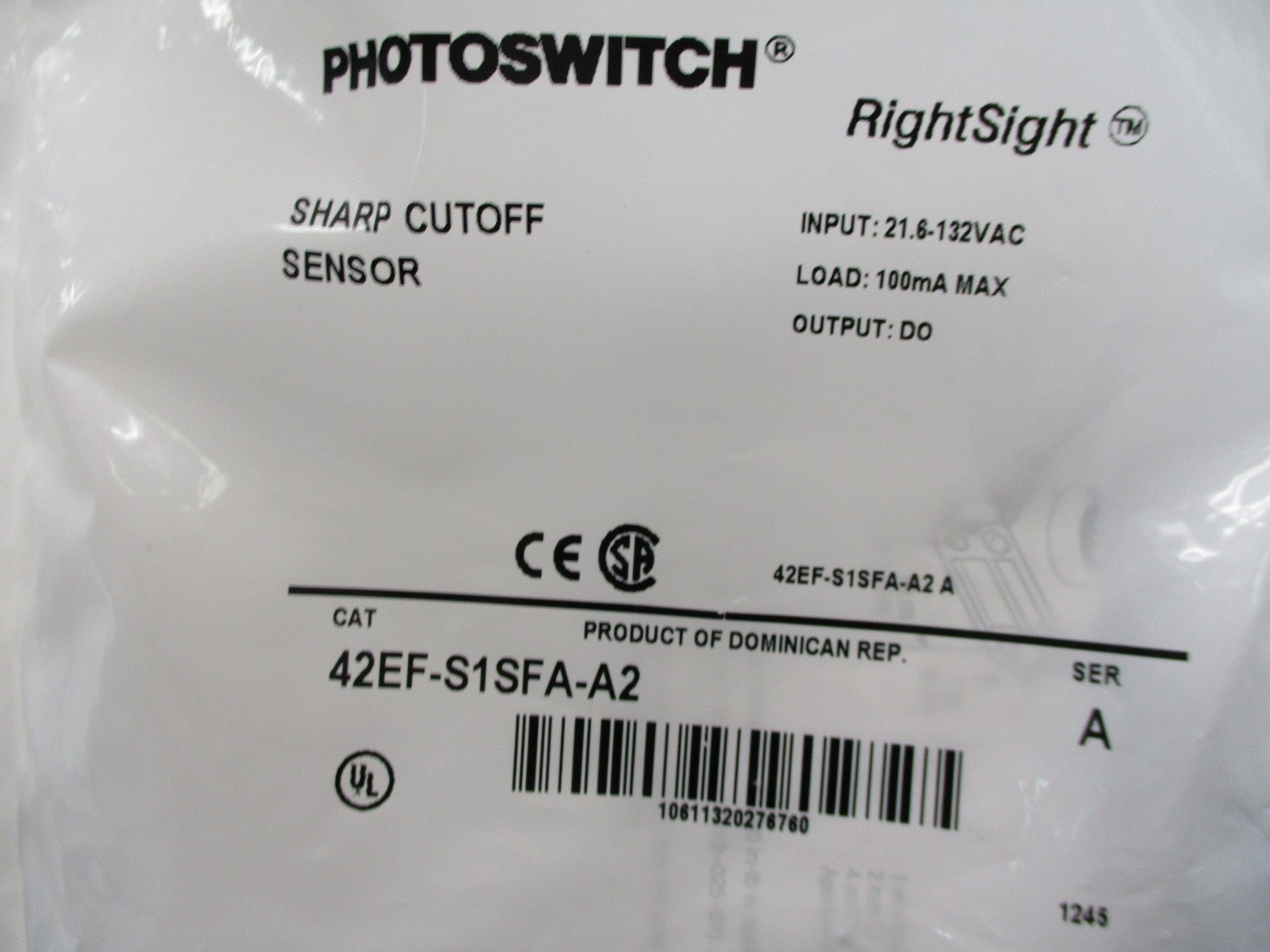 ALLEN BRADLEY 42EF-S1SFA-A2 SER. A (WH) NSMP