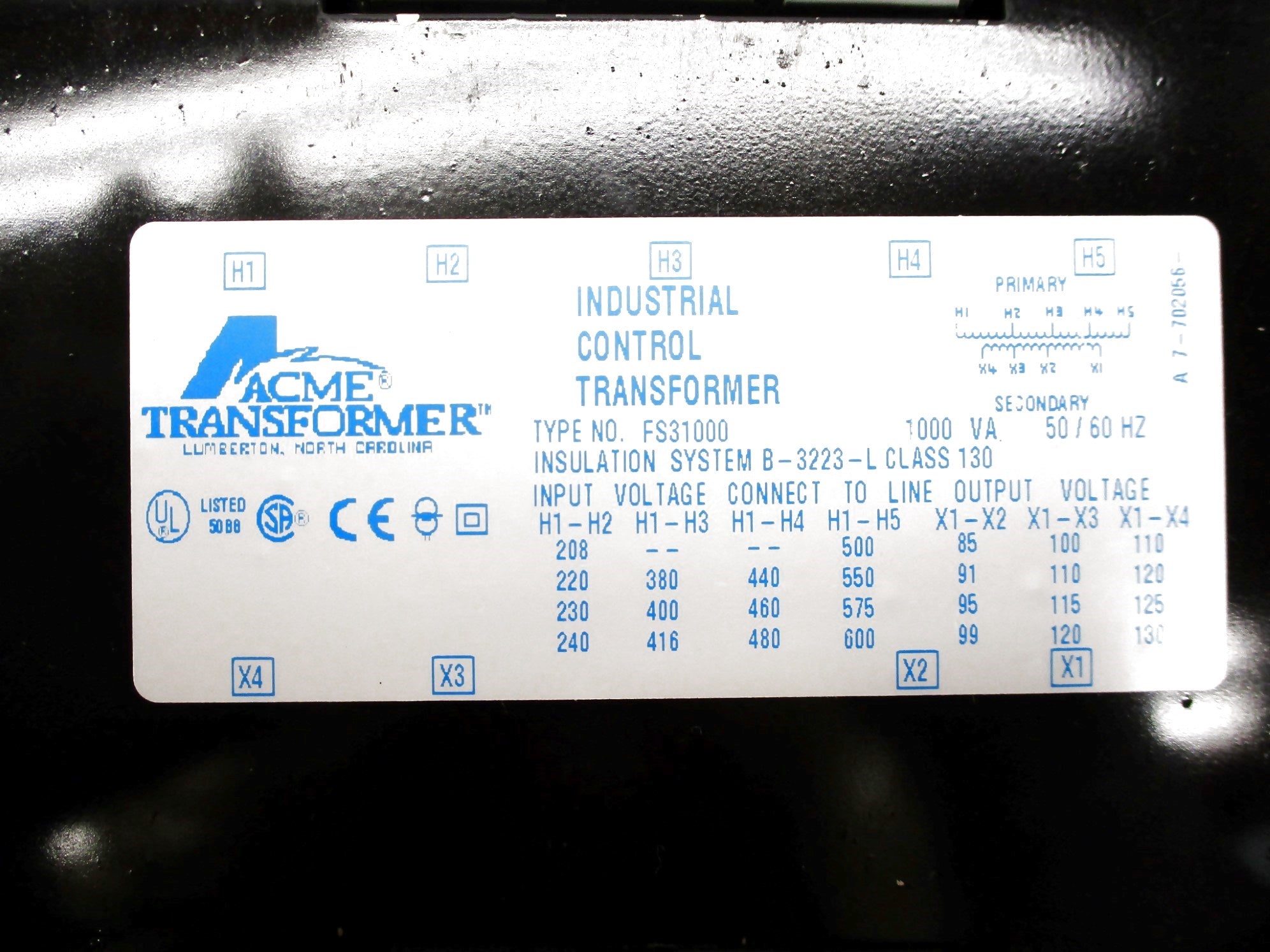 ACME TRANSFORMER FS31000 NSMP