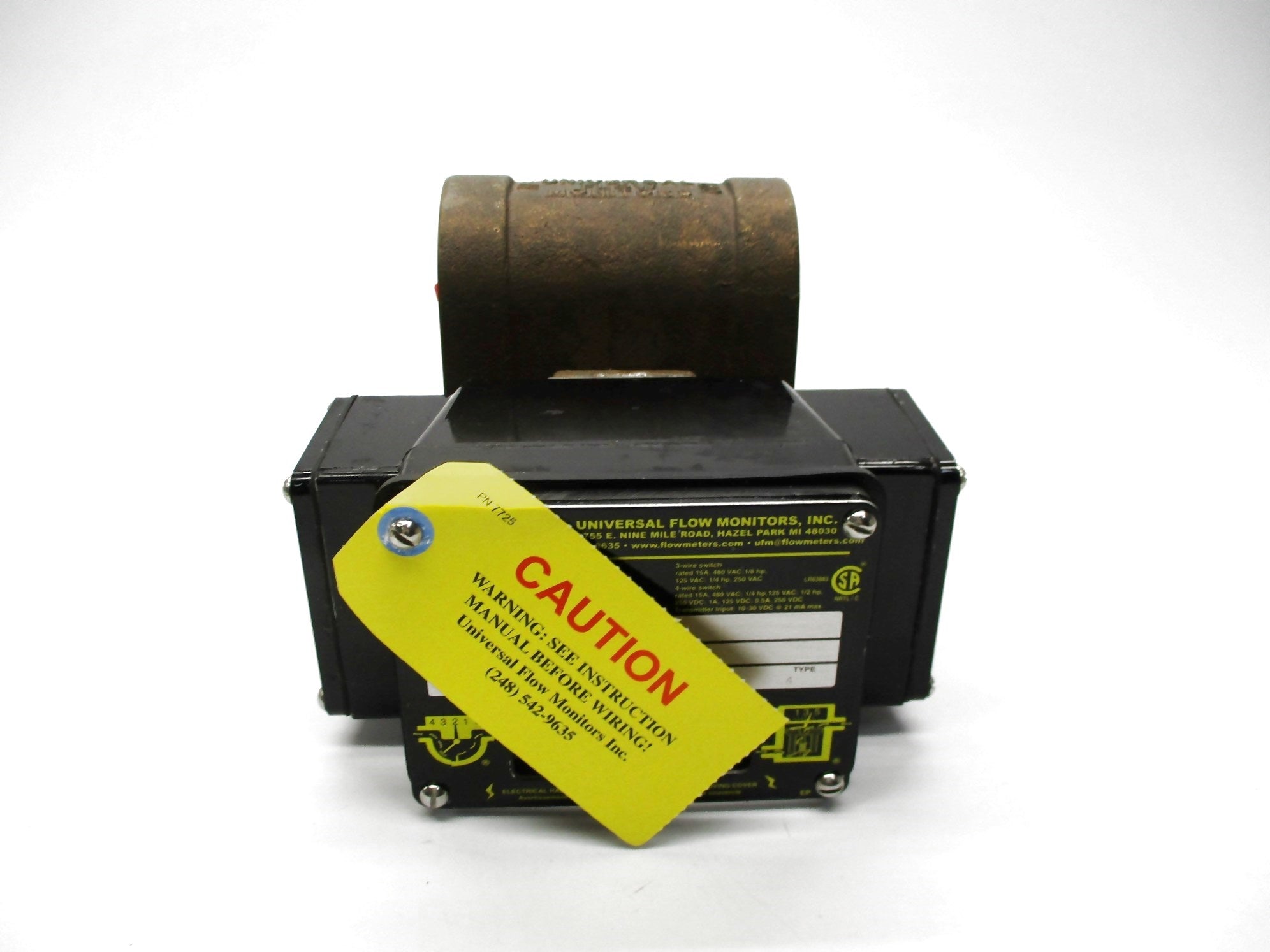 UNIVERSAL FLOW MONITORS WVM110GLM-16-TT1WR 2-1/4" UNMP