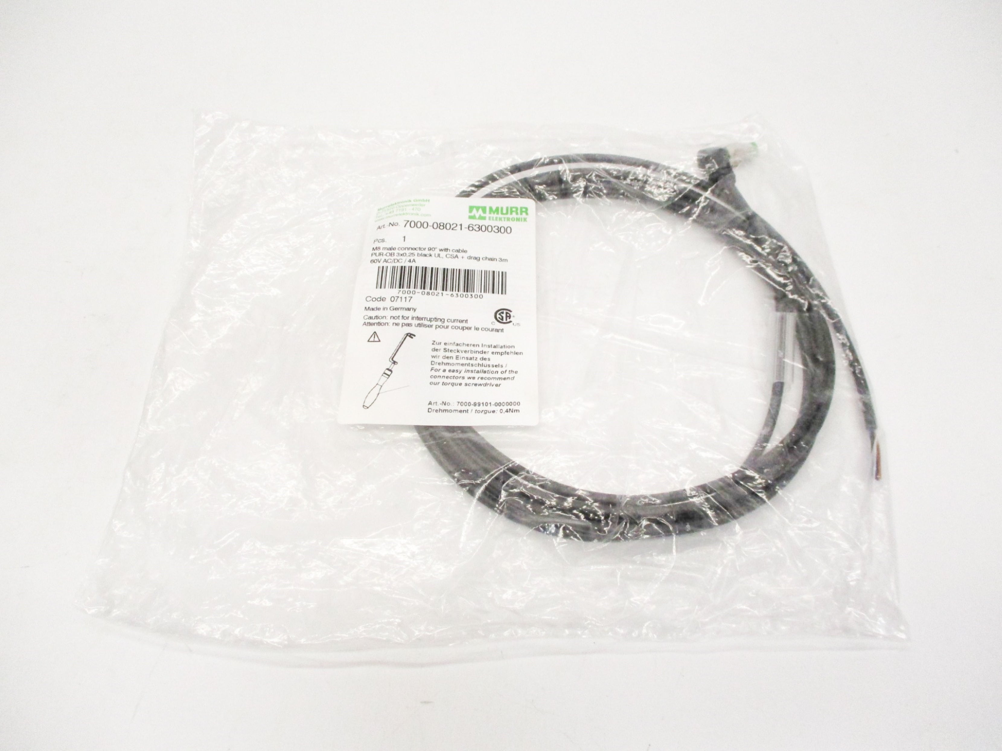 MURR ELEKTRONIK 7000-08021-6300300 NSMP