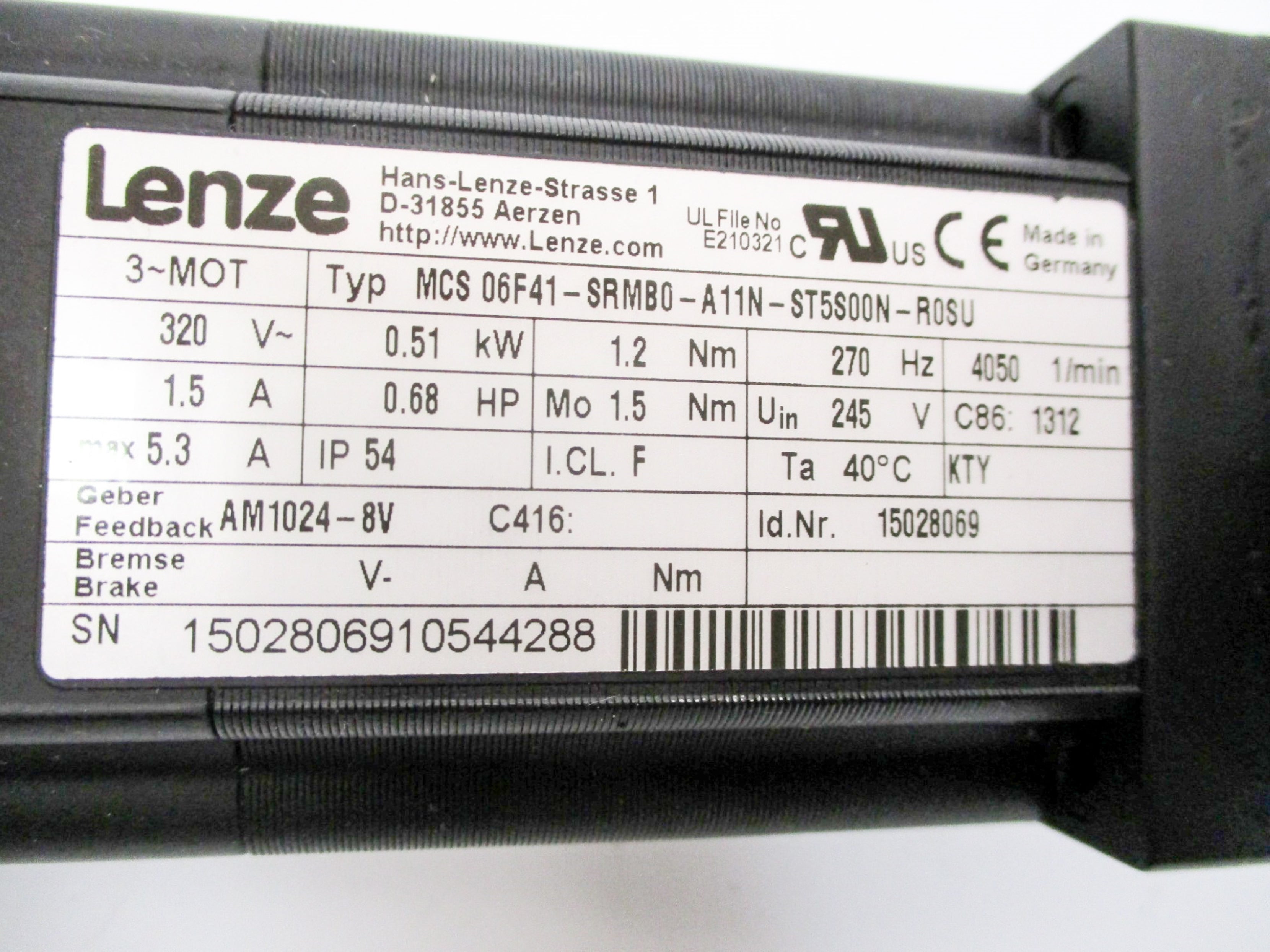 LENZE MCS06F41-SRMB0-A11N-ST5S00N-R0SU NSNP