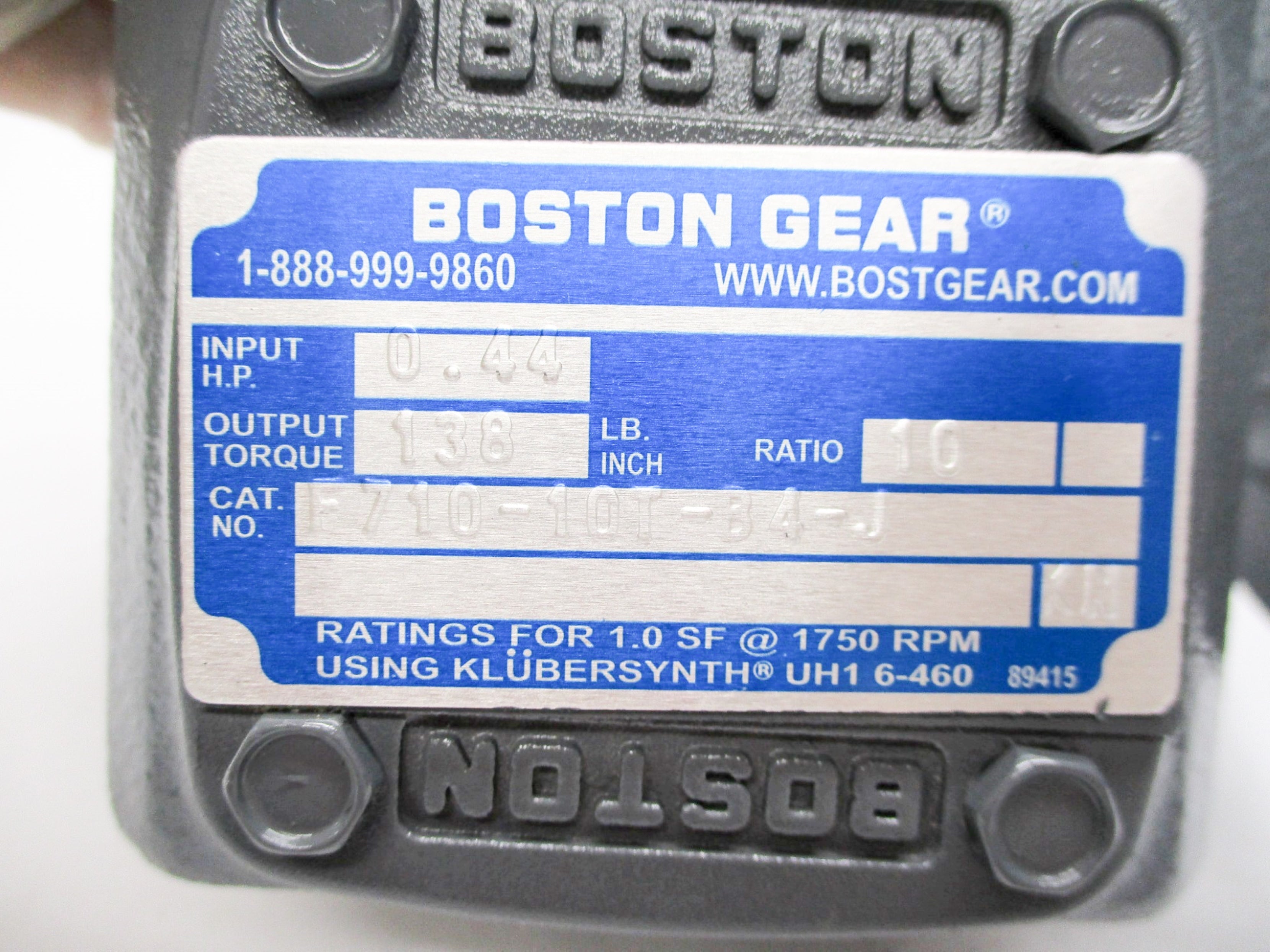 BOSTON GEAR F710-10T-B4-J NSMP