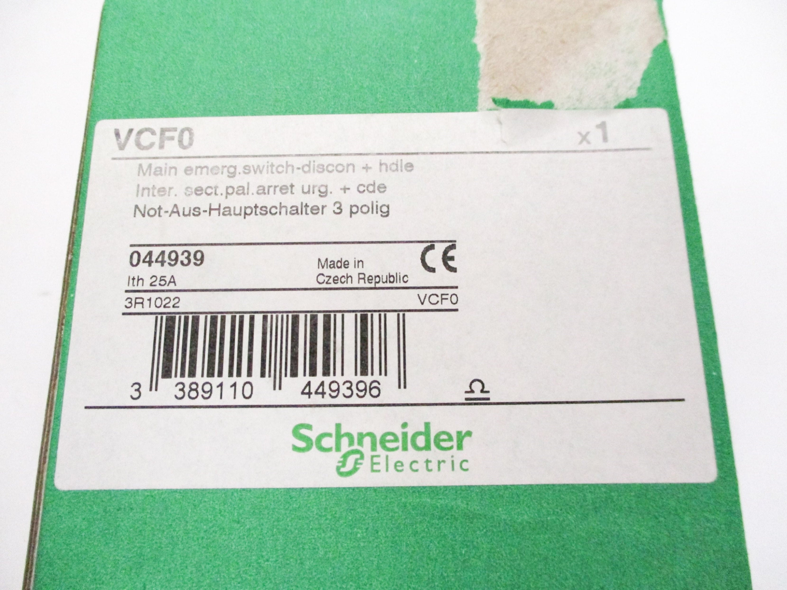 SCHNEIDER ELECTRIC VCF0 NSMP