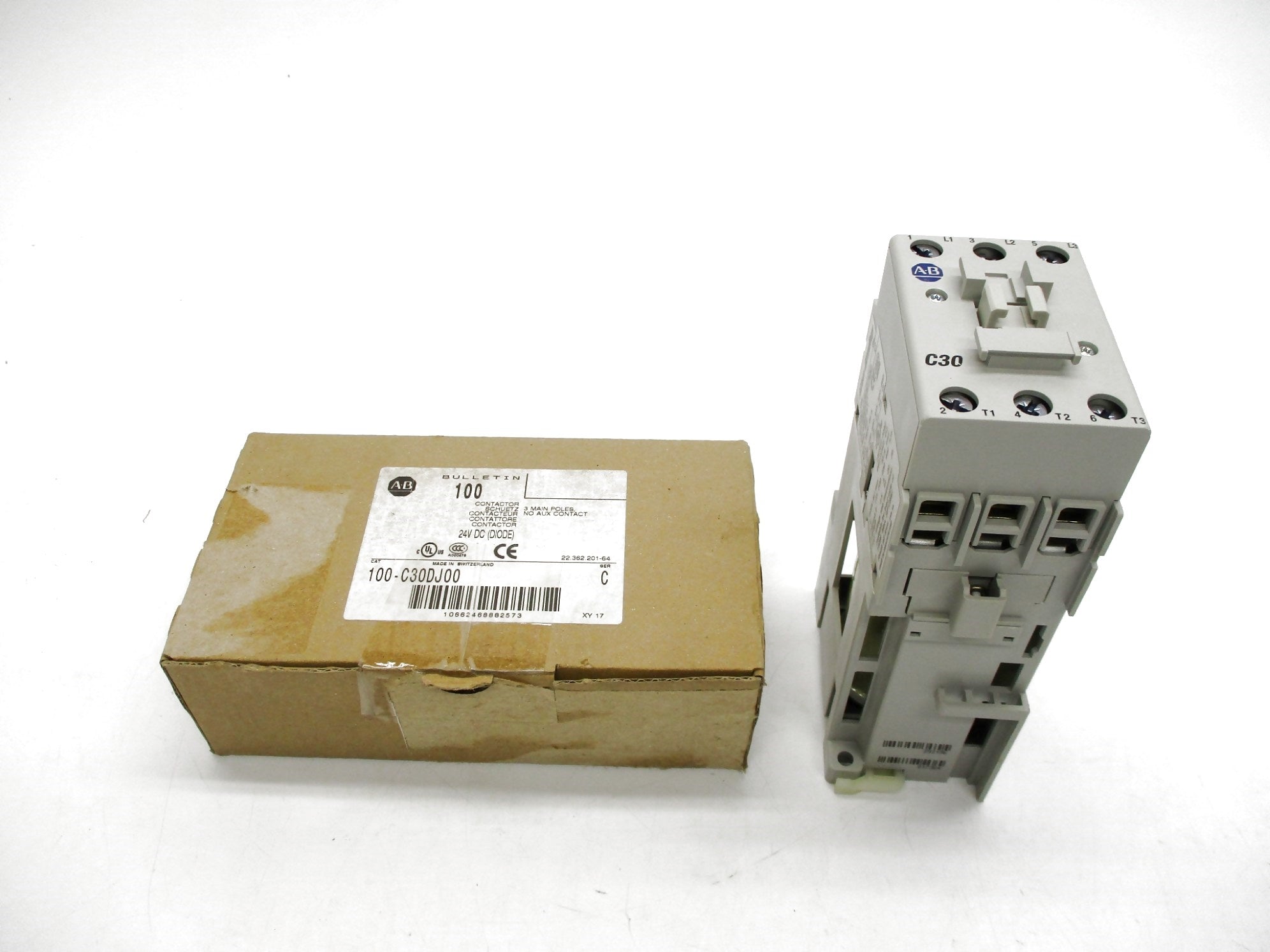 ALLEN BRADLEY 100-C30DJ00 SER. C 24VDC (WH) NSMP