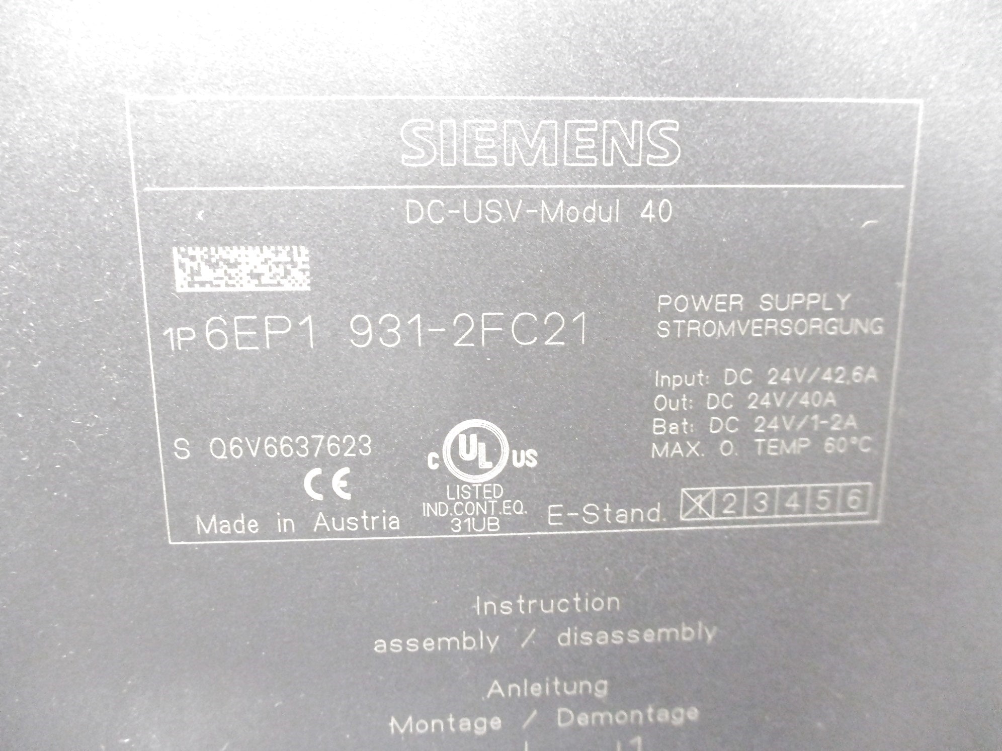 SIEMENS 6EP1931-2FC21 NSMP