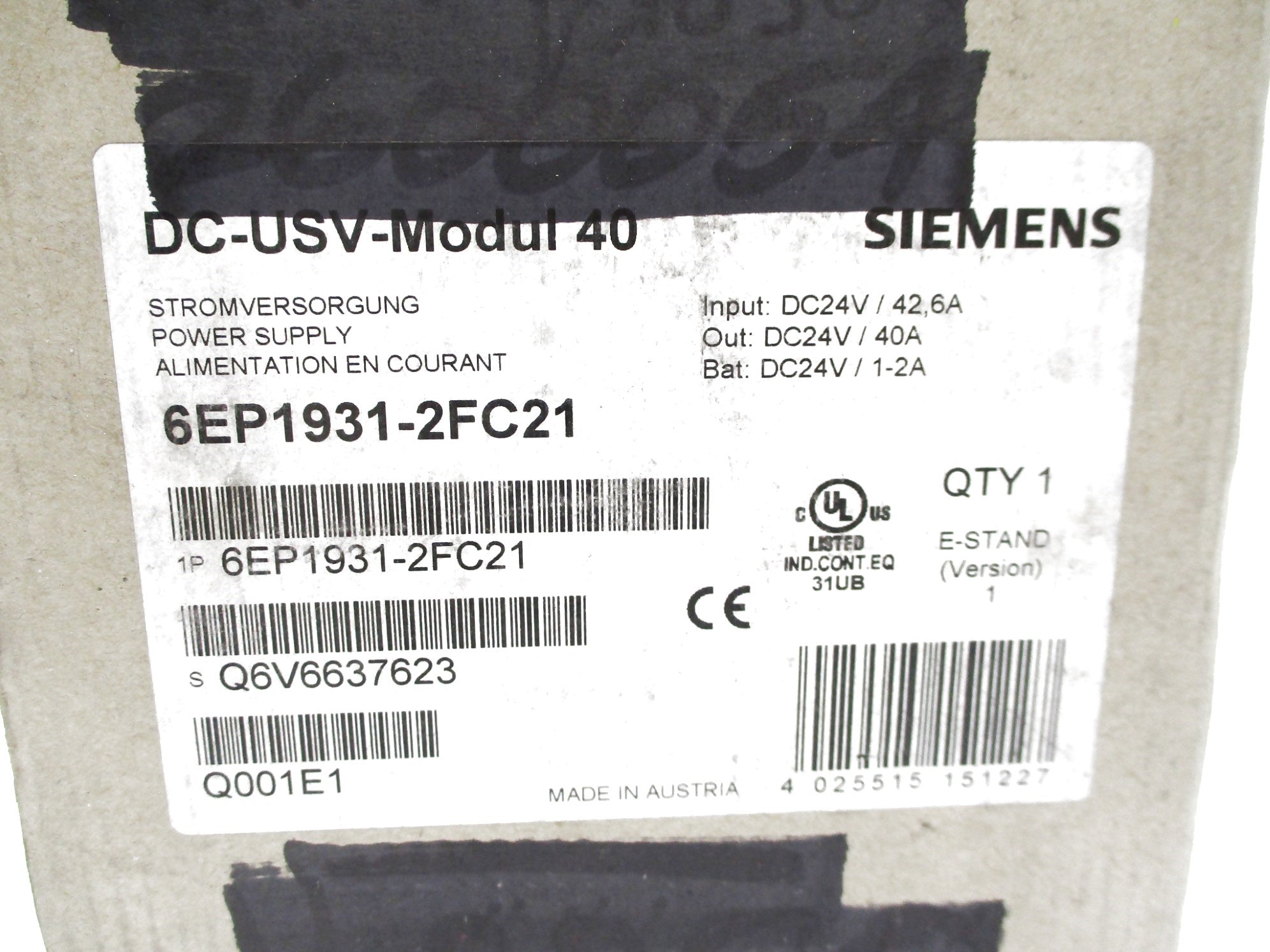 SIEMENS 6EP1931-2FC21 NSMP