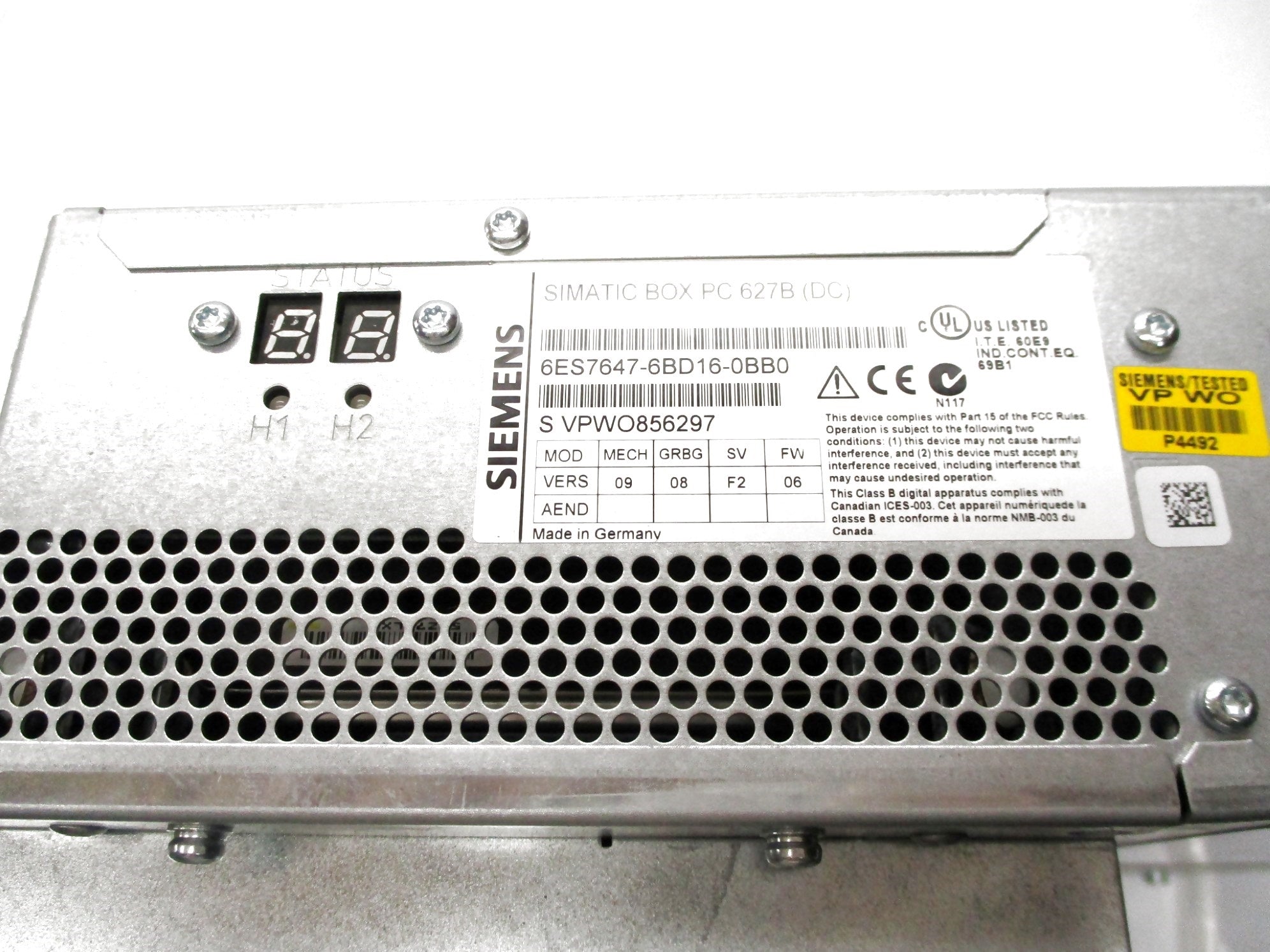 SIEMENS 6ES7647-6BD16-0BB0 (AS PICTURED) NSNP