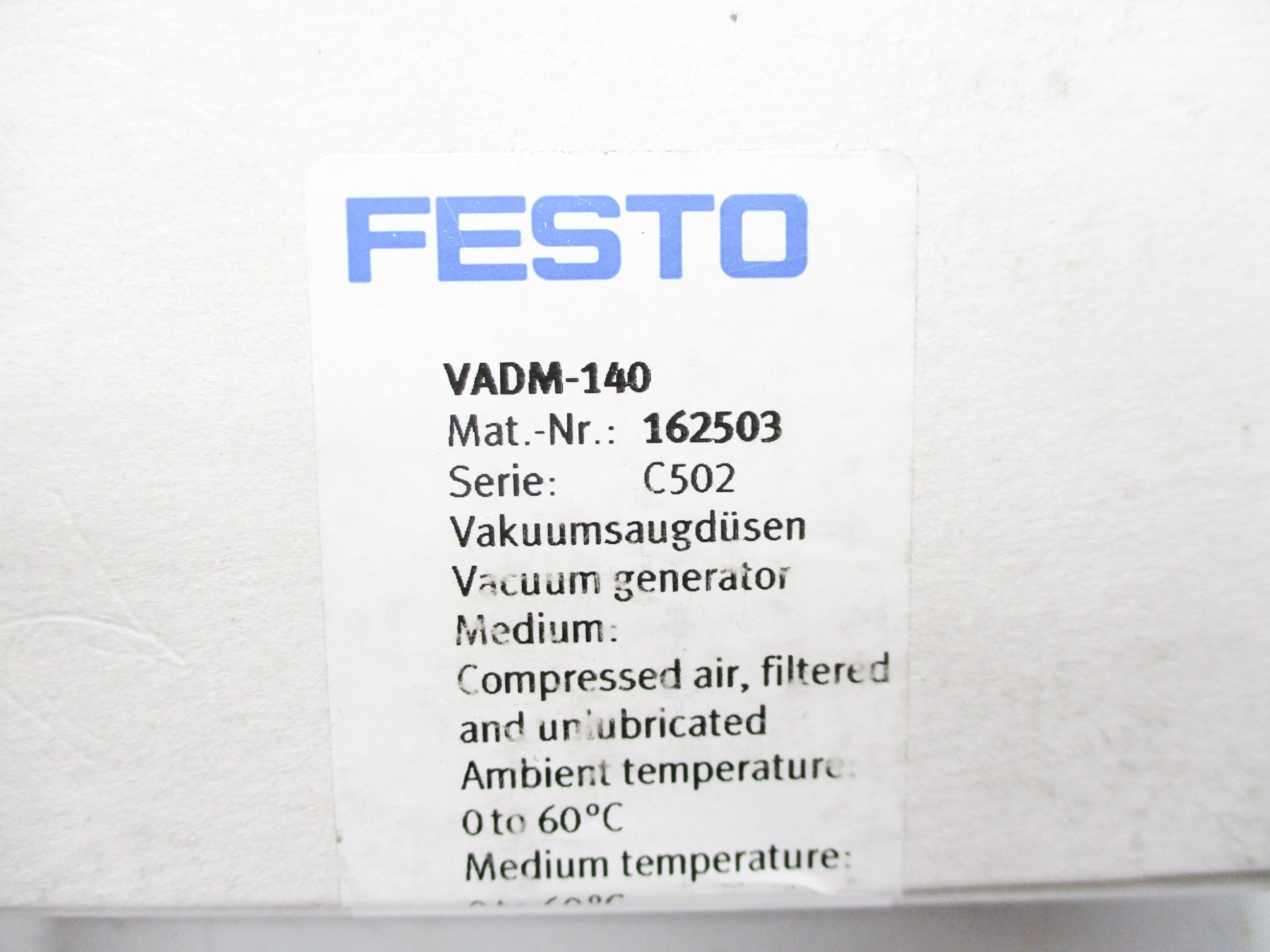 FESTO VADM-140 NSMP