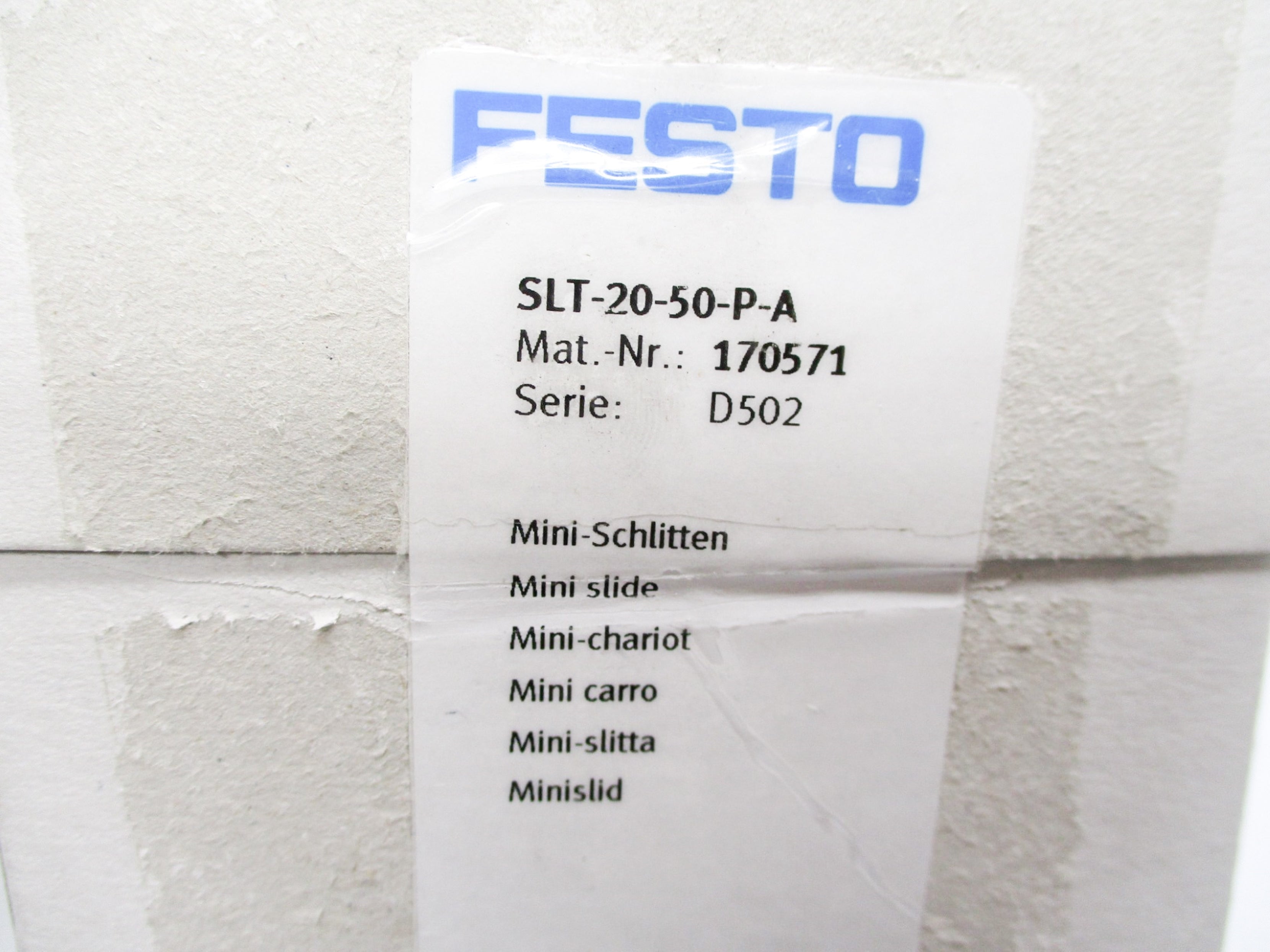 FESTO SLT-20-50-P-A NSFS