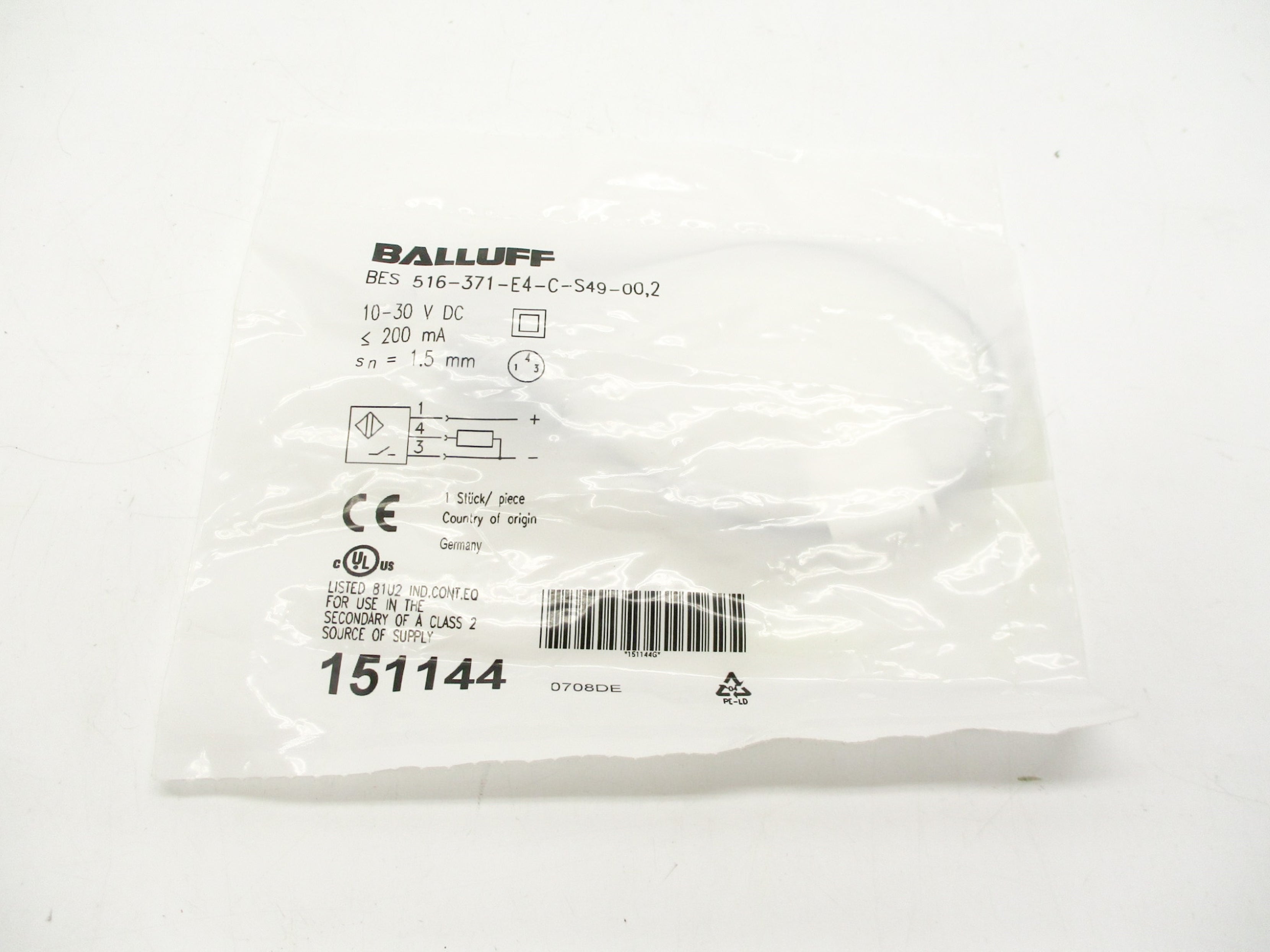 BALLUFF BES516-371-E4-C-S49-00,2 NSMP
