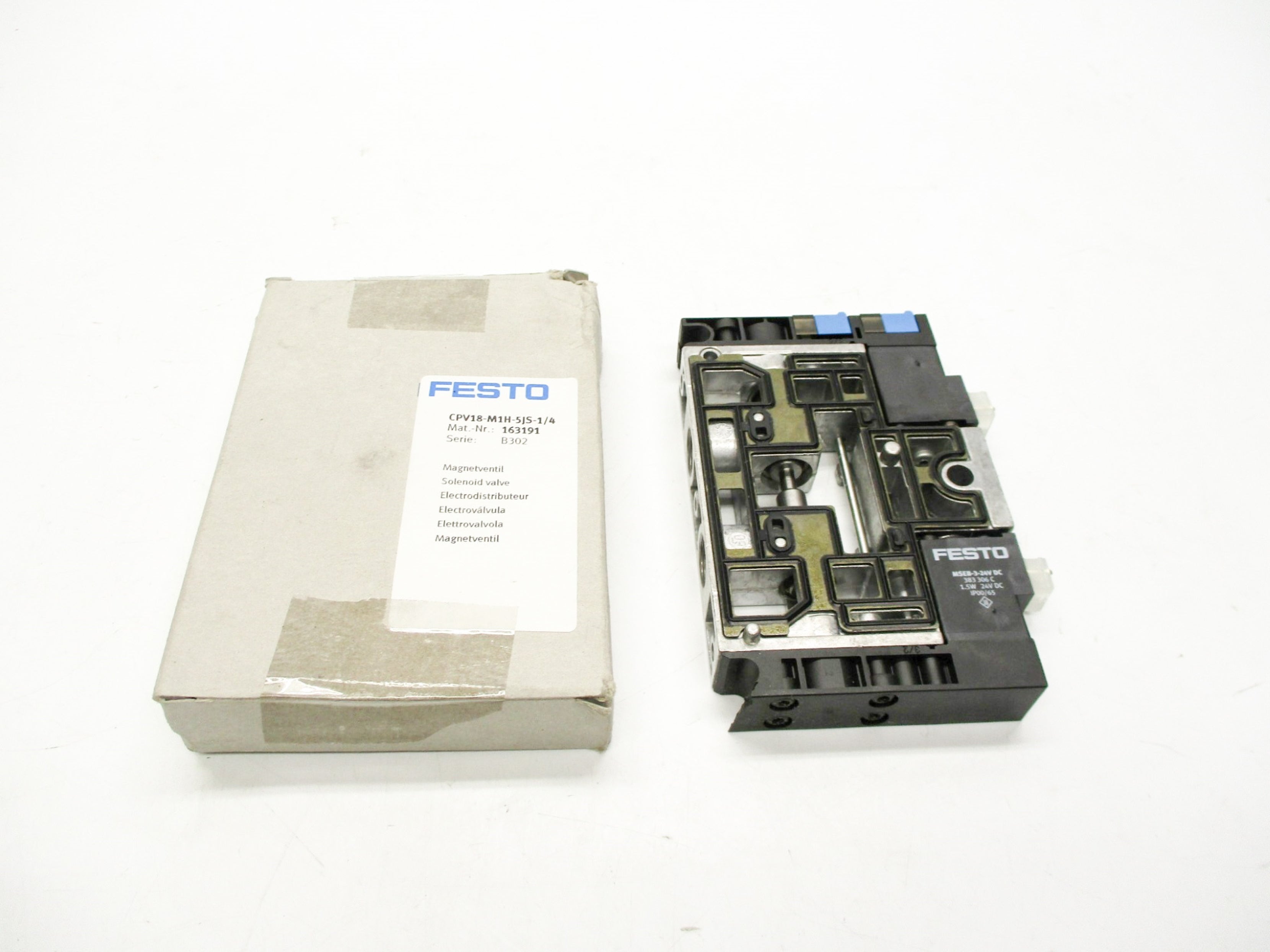 FESTO CPV18-M1H-5JS-1/4 24VDC(AS PICTURED) NSMP