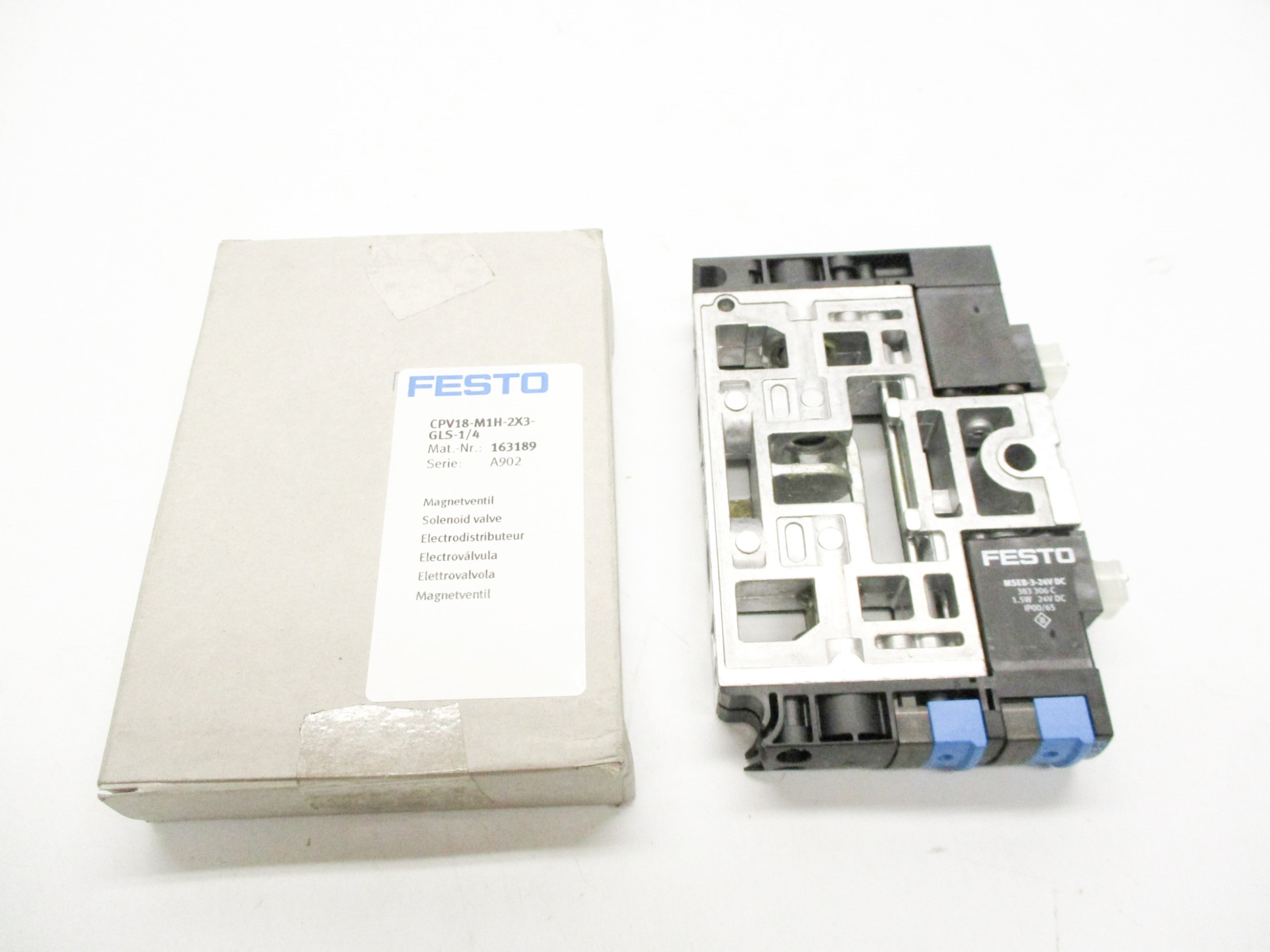 FESTO CPV18-M1H-2X3-GLS-1/4 24VDC (AS PICTURED) NSMP