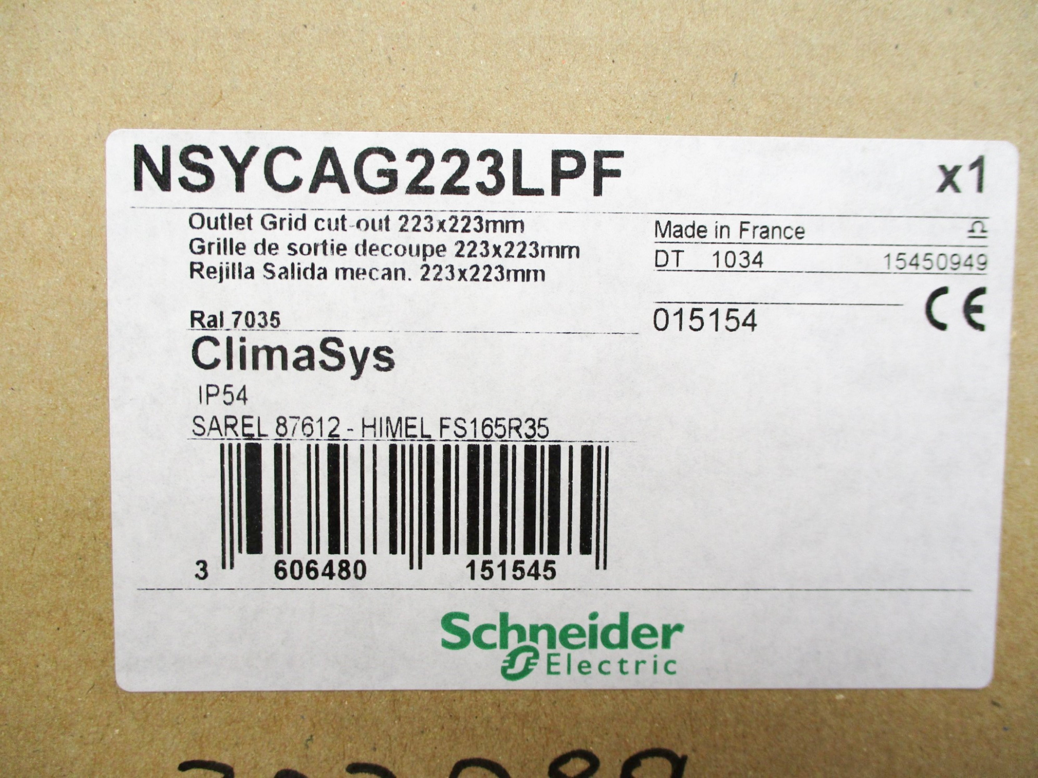 SCHNEIDER ELECTRIC NSYCAG223LPF NSMP