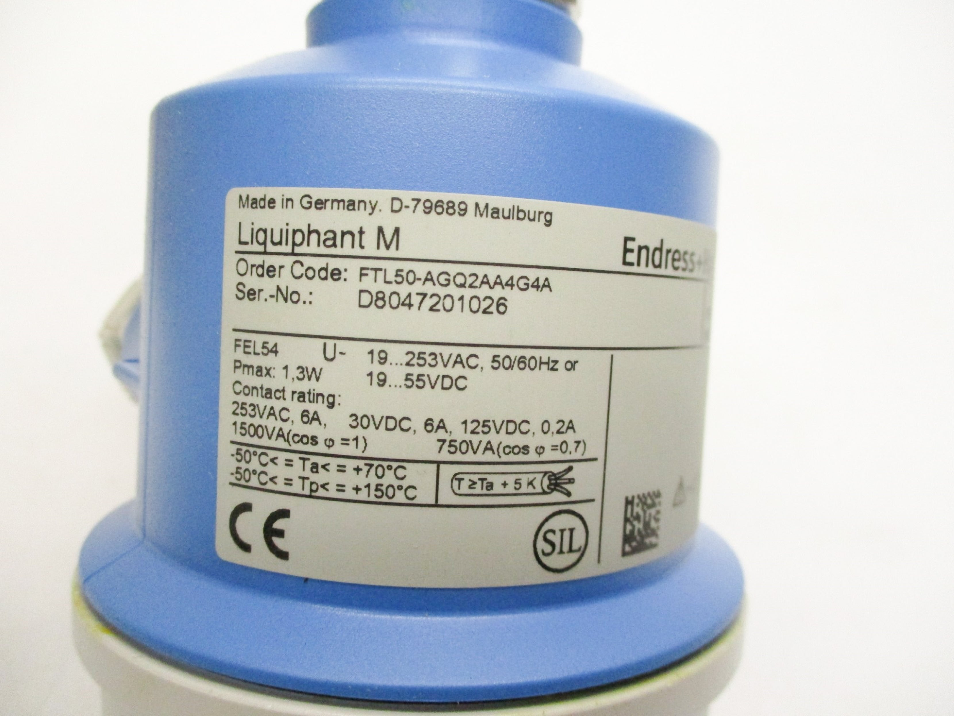 ENDRESS+HAUSER FTL50-AGQ2AA4G4A 943490-9000 NSMP