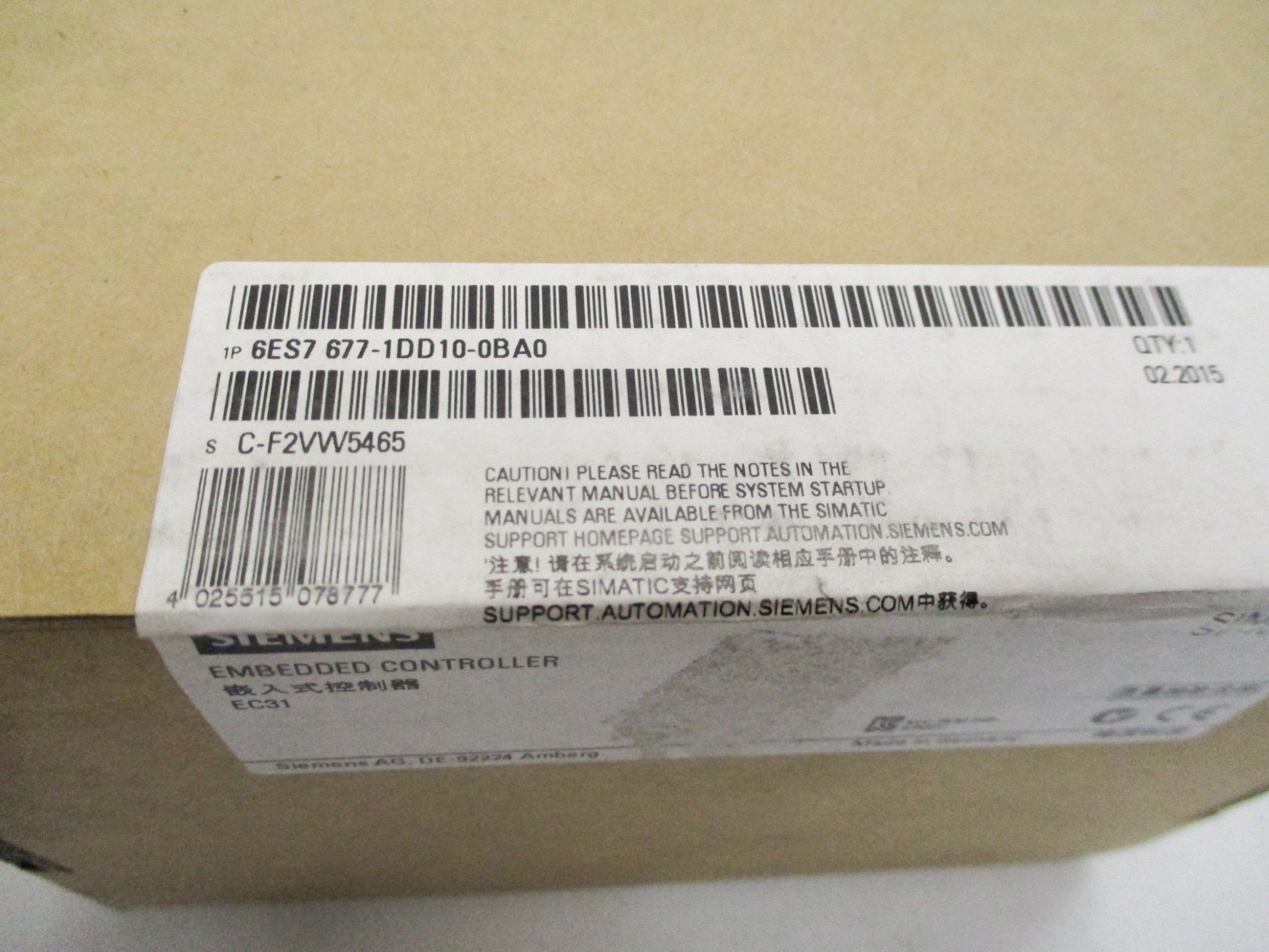 SIEMENS 6ES7677-1DD10-0BA0 NSFS