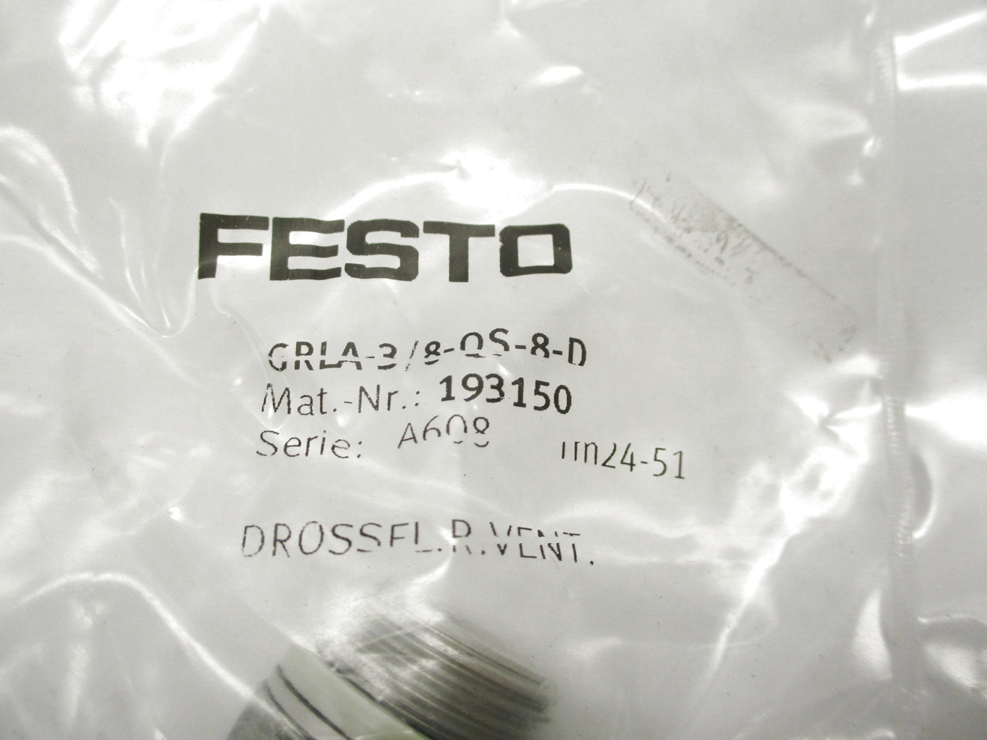FESTO GRLA-3/8-QS-8-D NSMP