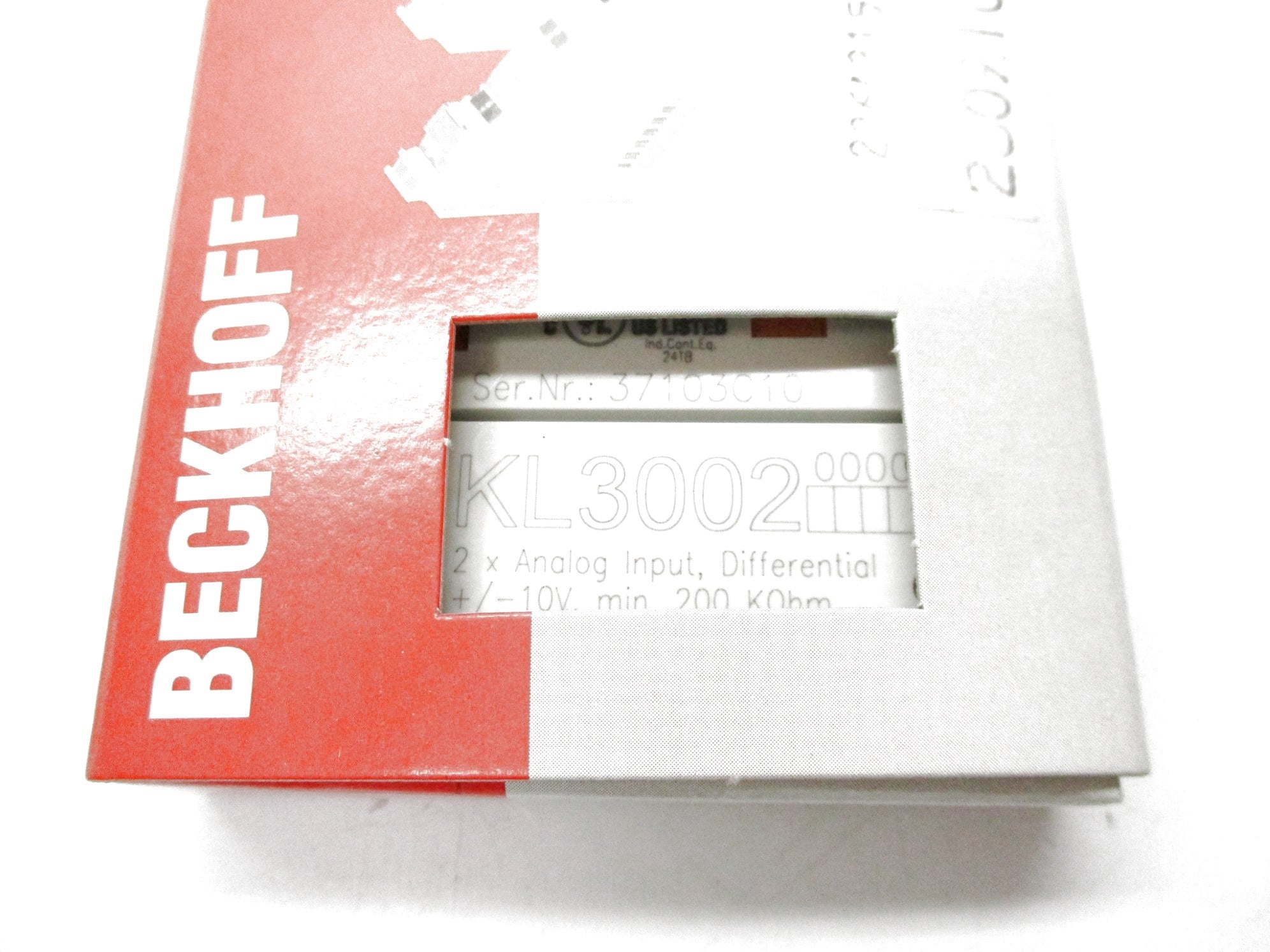 BECKHOFF KL3002 NSMP