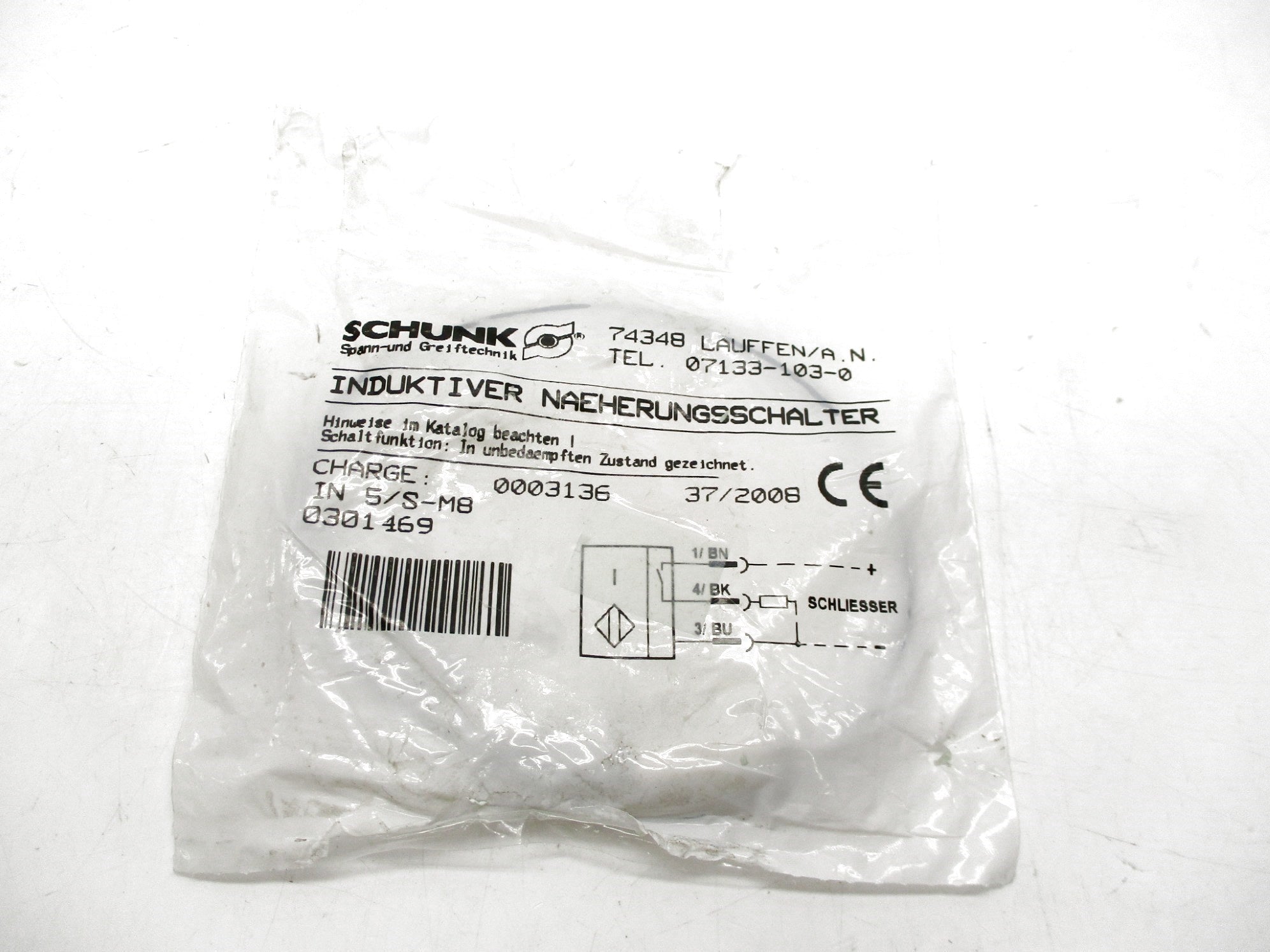 SCHUNK IN5/S-M8 NSMP