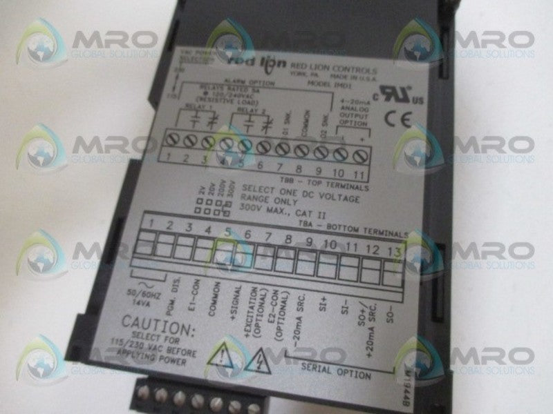 RED LION IMD10160 APOLLO METER  NEW NO BOX*