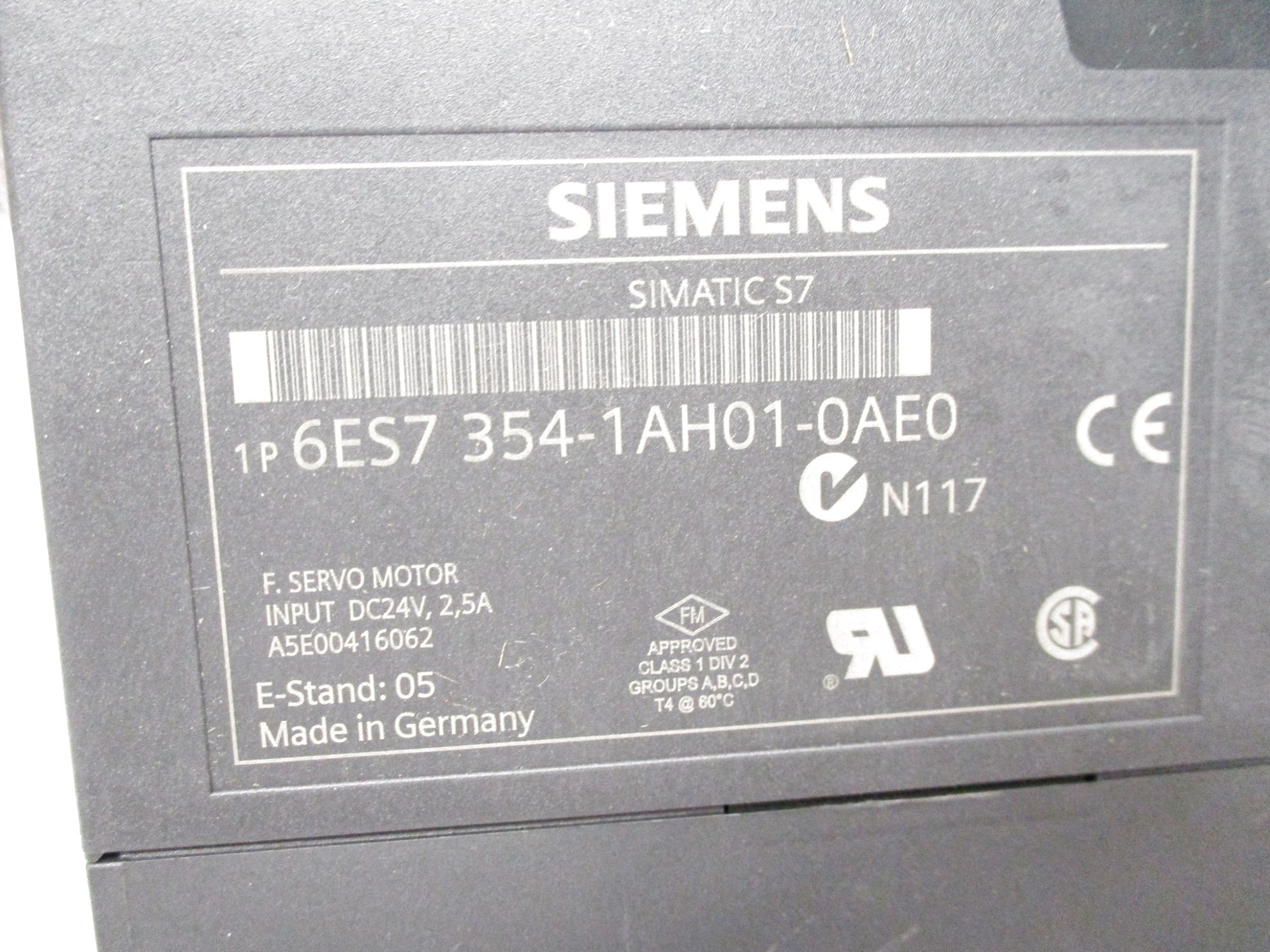 SIEMENS 6ES7354-1AH01-0AE0 NSMP