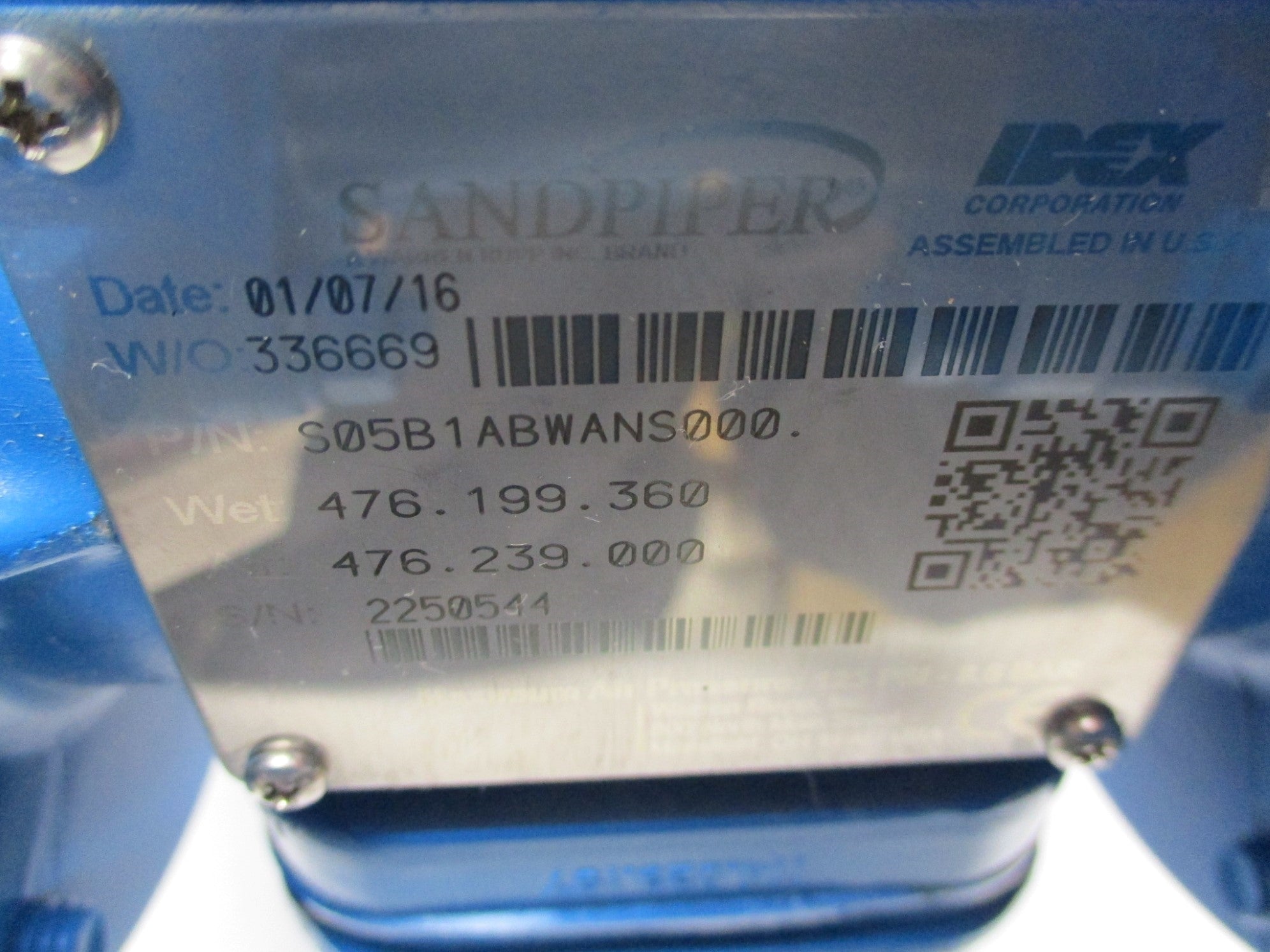 SANDPIPER S05B1ABWANS000 NSNP