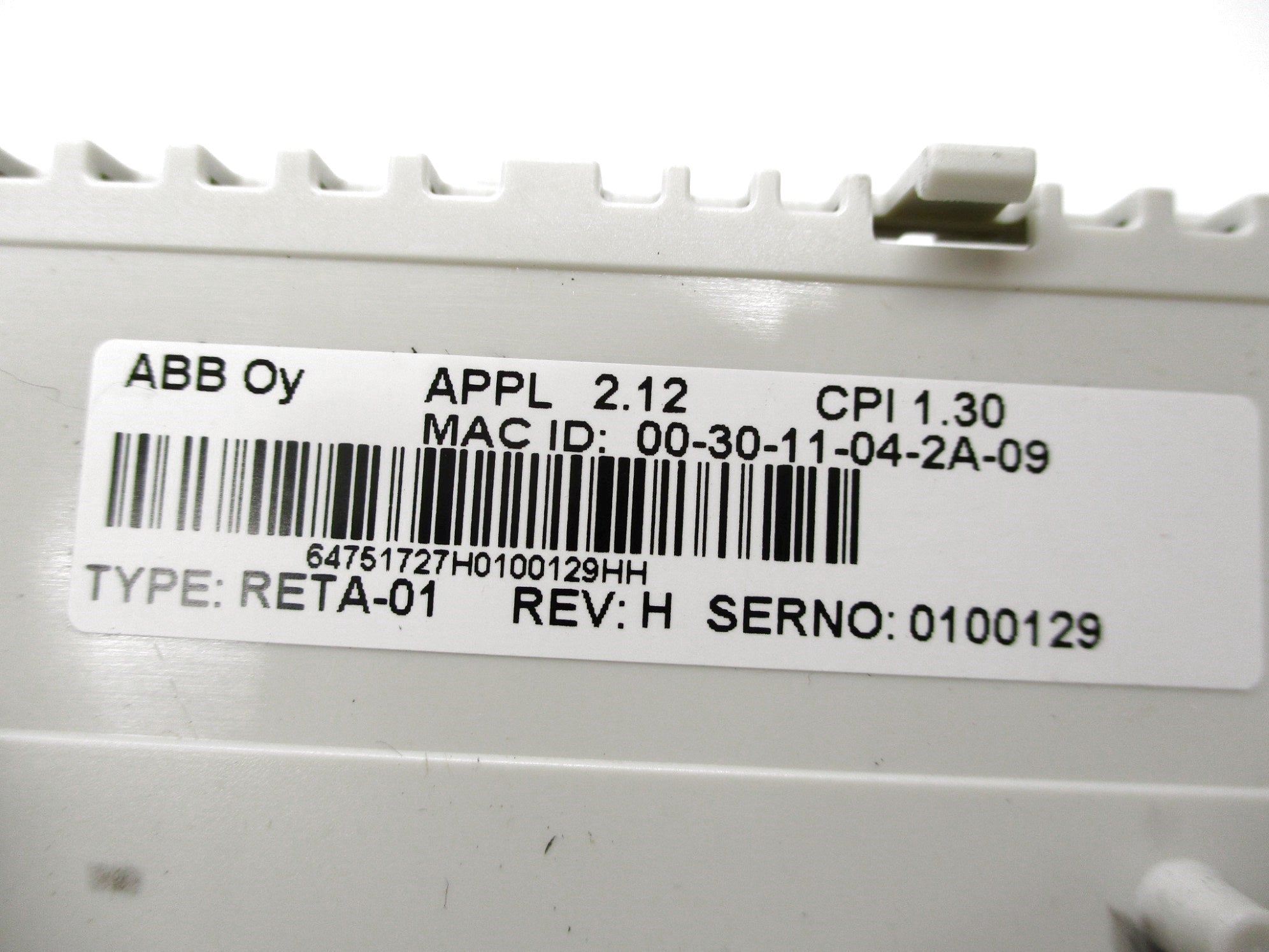ABB RETA-01 NSNP