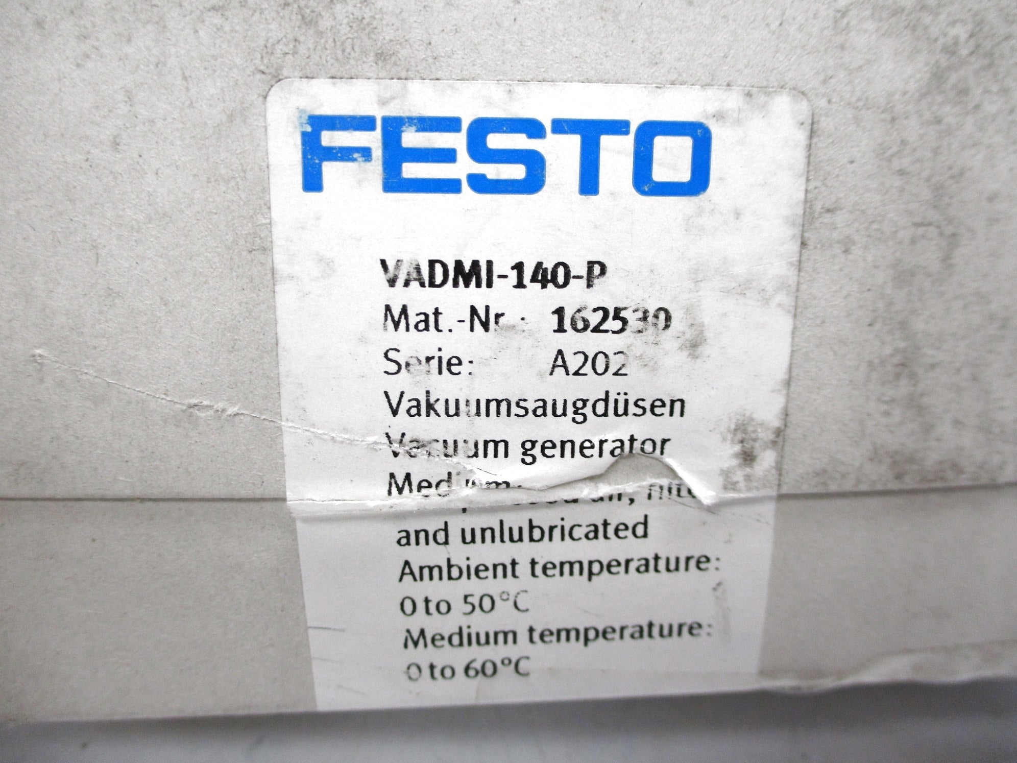 FESTO VADMI-140-P 20.4-26.4VDC NSMP