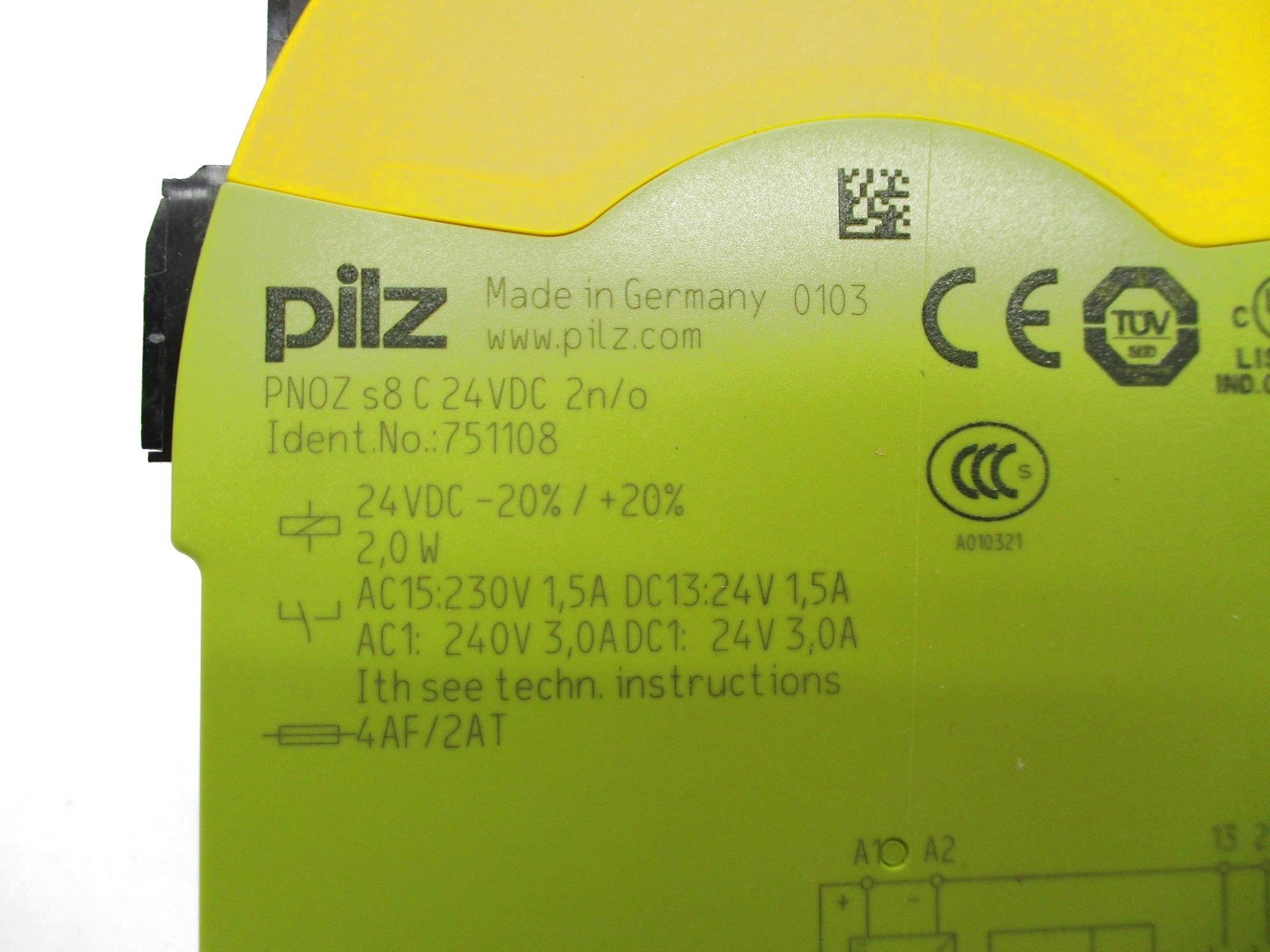 PILZ PN0ZS8C24VDC2N/0 NSNP