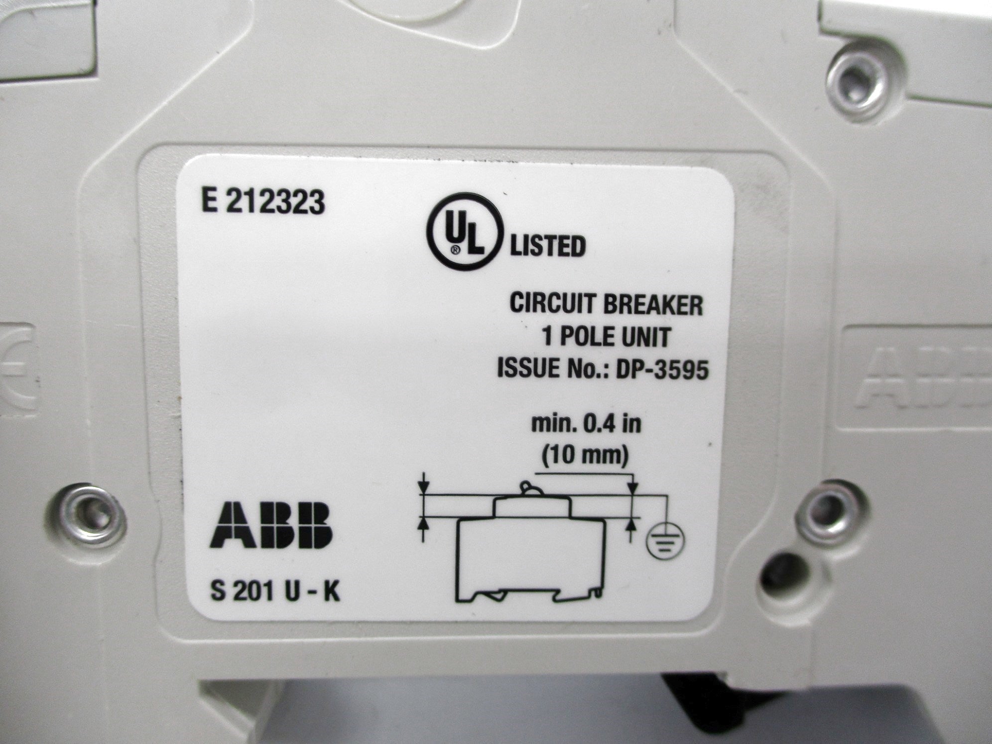 ABB S201UK15 15A 240V NSNP