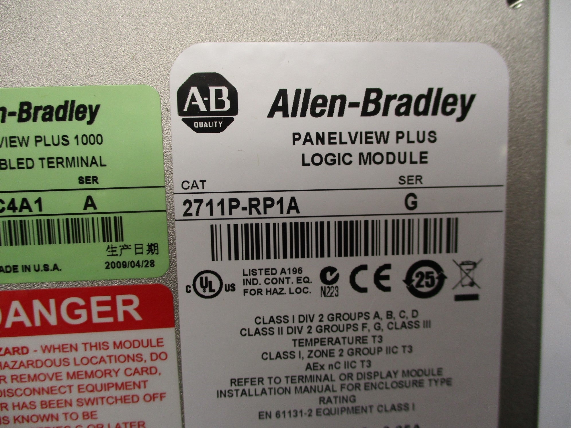 INDUSTRIAL SPARE PART 2711P-T10C4A1 SER. A NSNP
