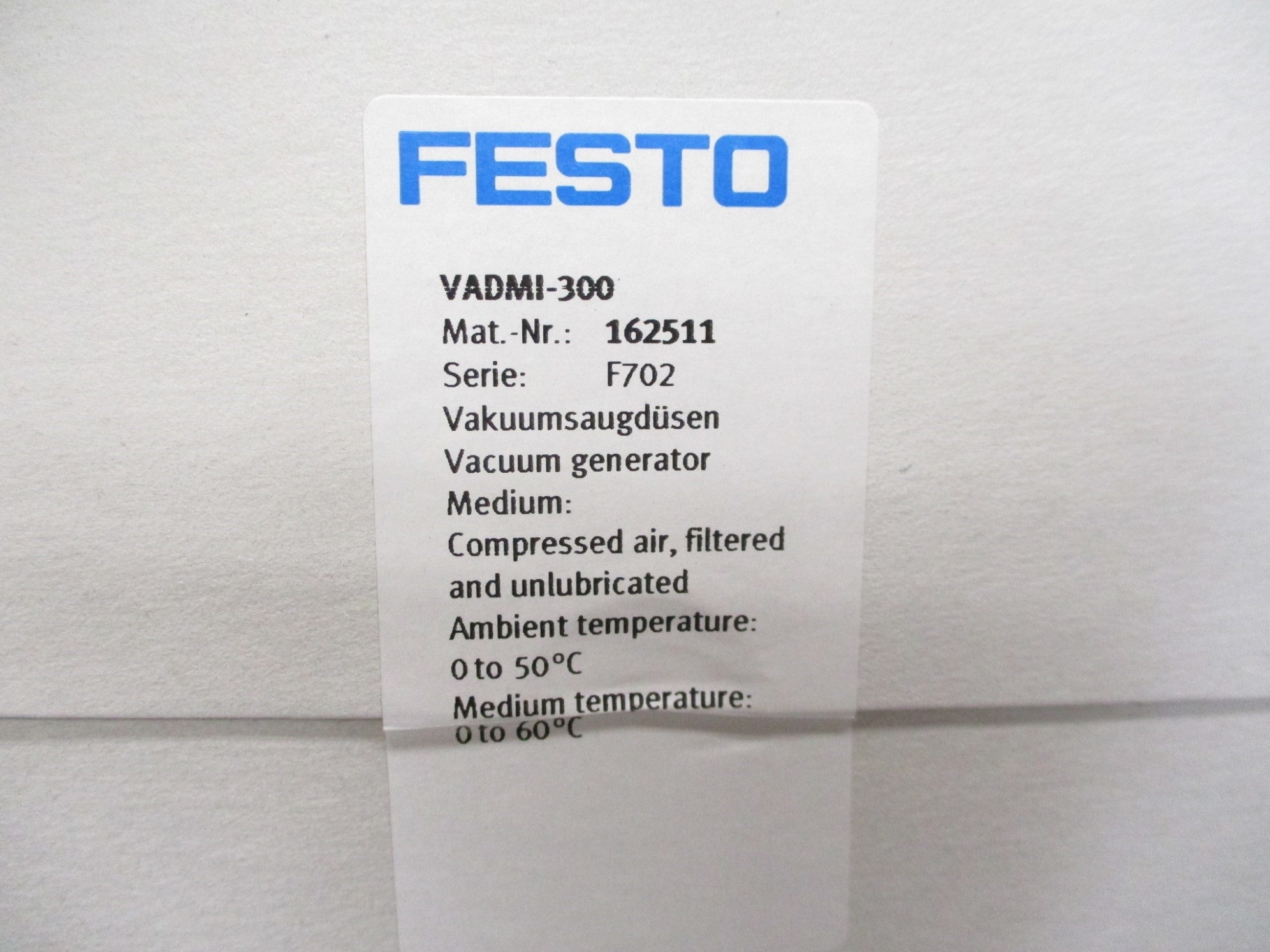 FESTO VADMI-300 NSFS