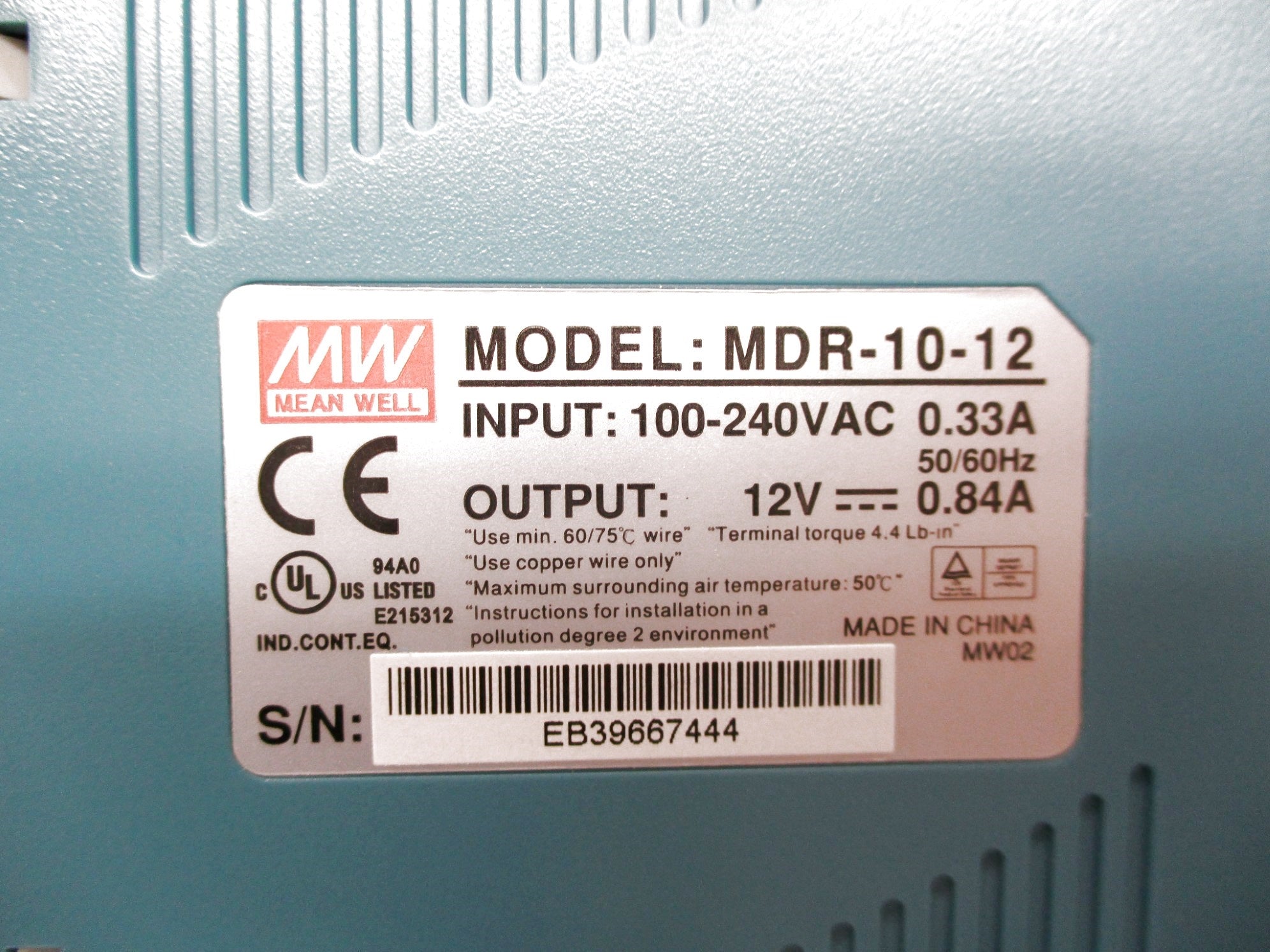MEANWELL MDR-10-12 NSMP