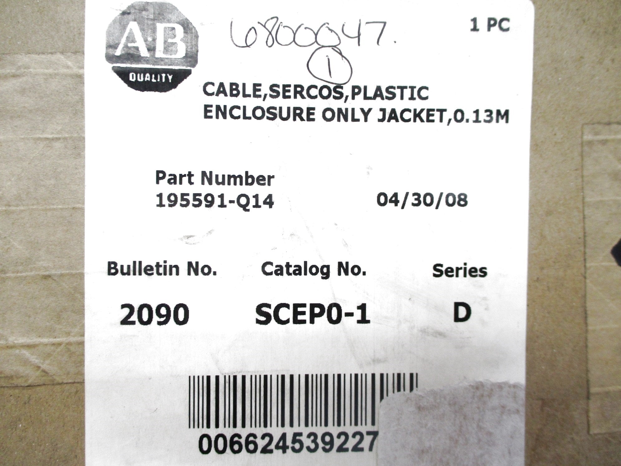 ALLEN BRADLEY 2090-SCEP0-1 SER. D NSMP