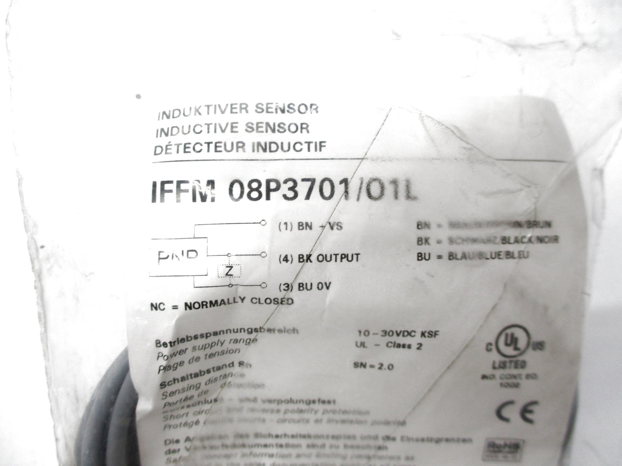 BAUMER IFFM08P3701/O1L NSMP