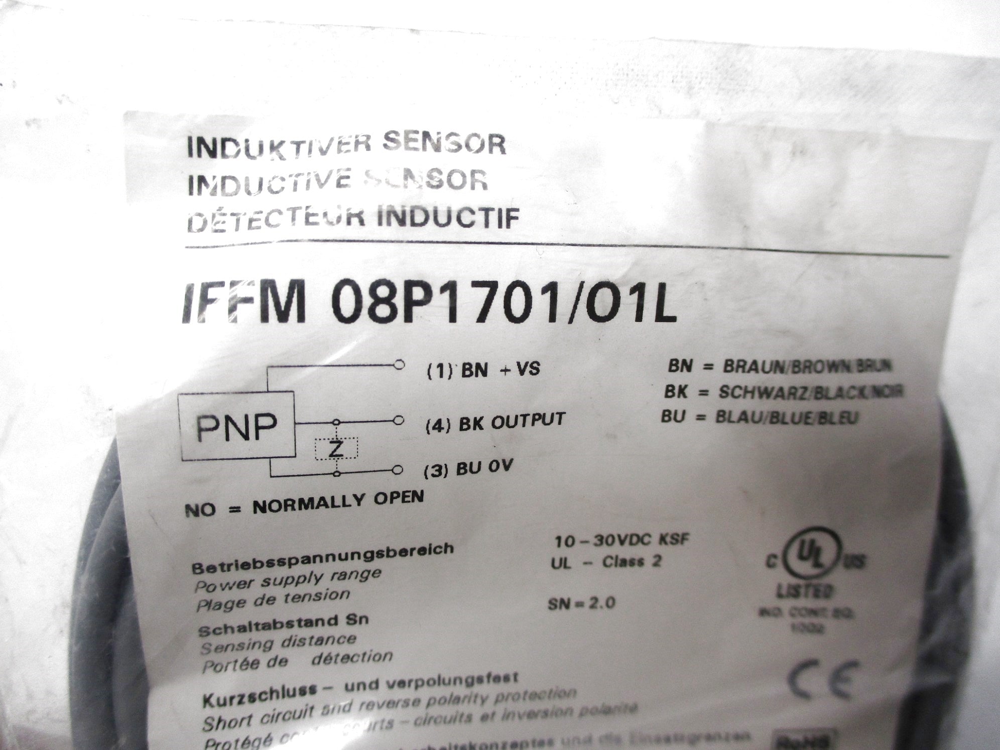 BAUMER IFFM08P1701/O1L 10-30VDC NSMP