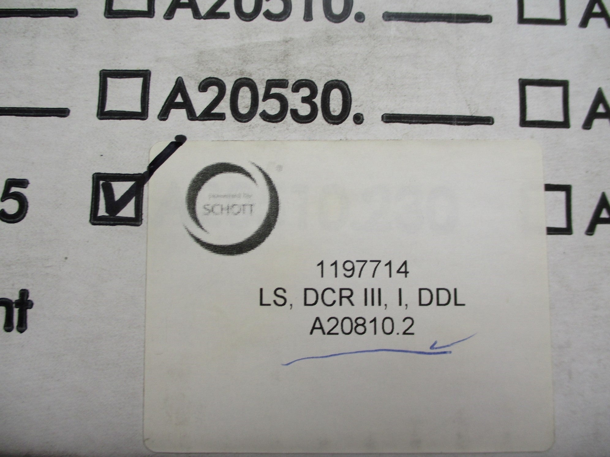 SCHOTT A20810 NSMP