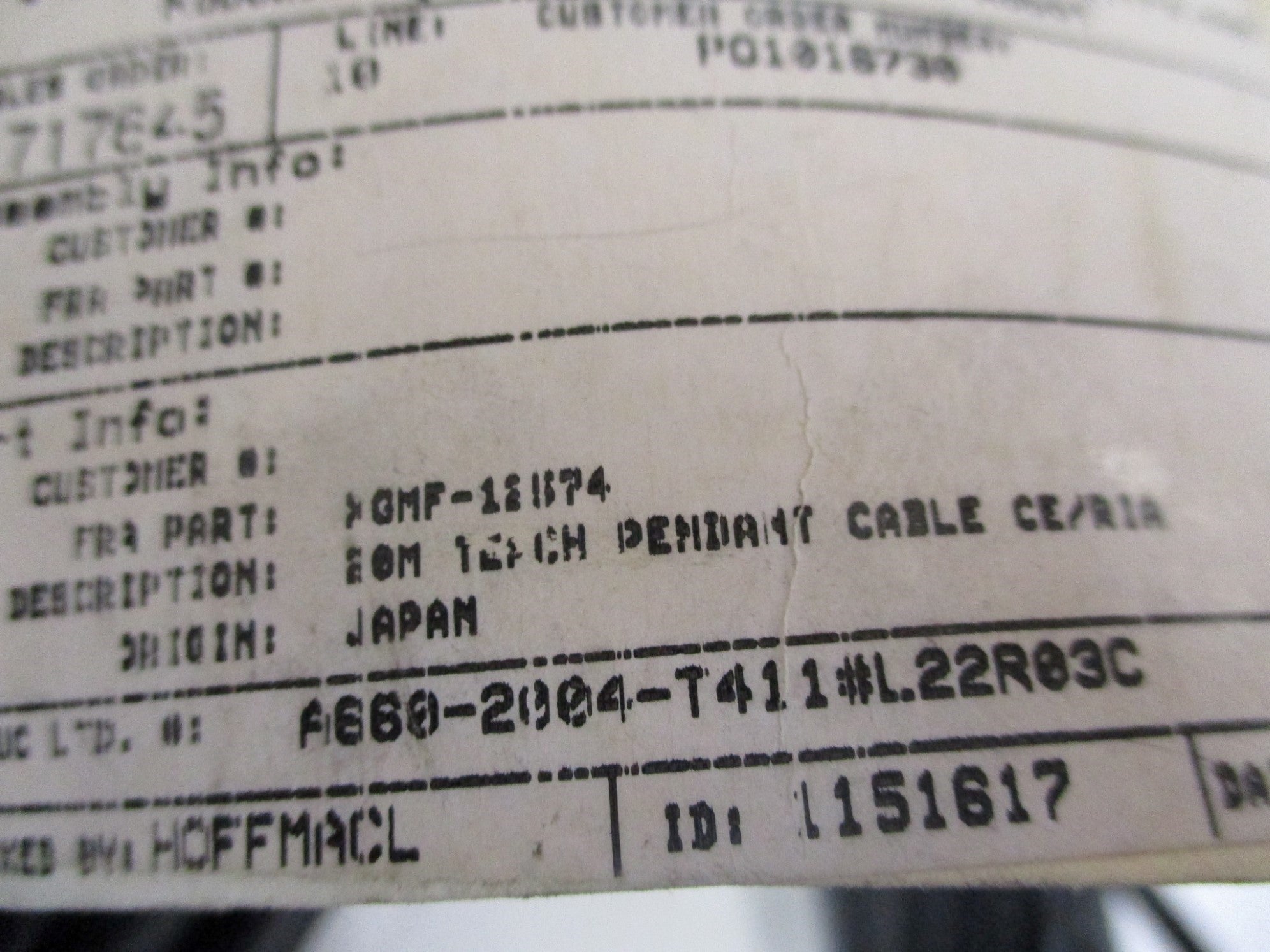 FANUC A660-2004-T411#L22R03C (AS PICTURED) NSNP