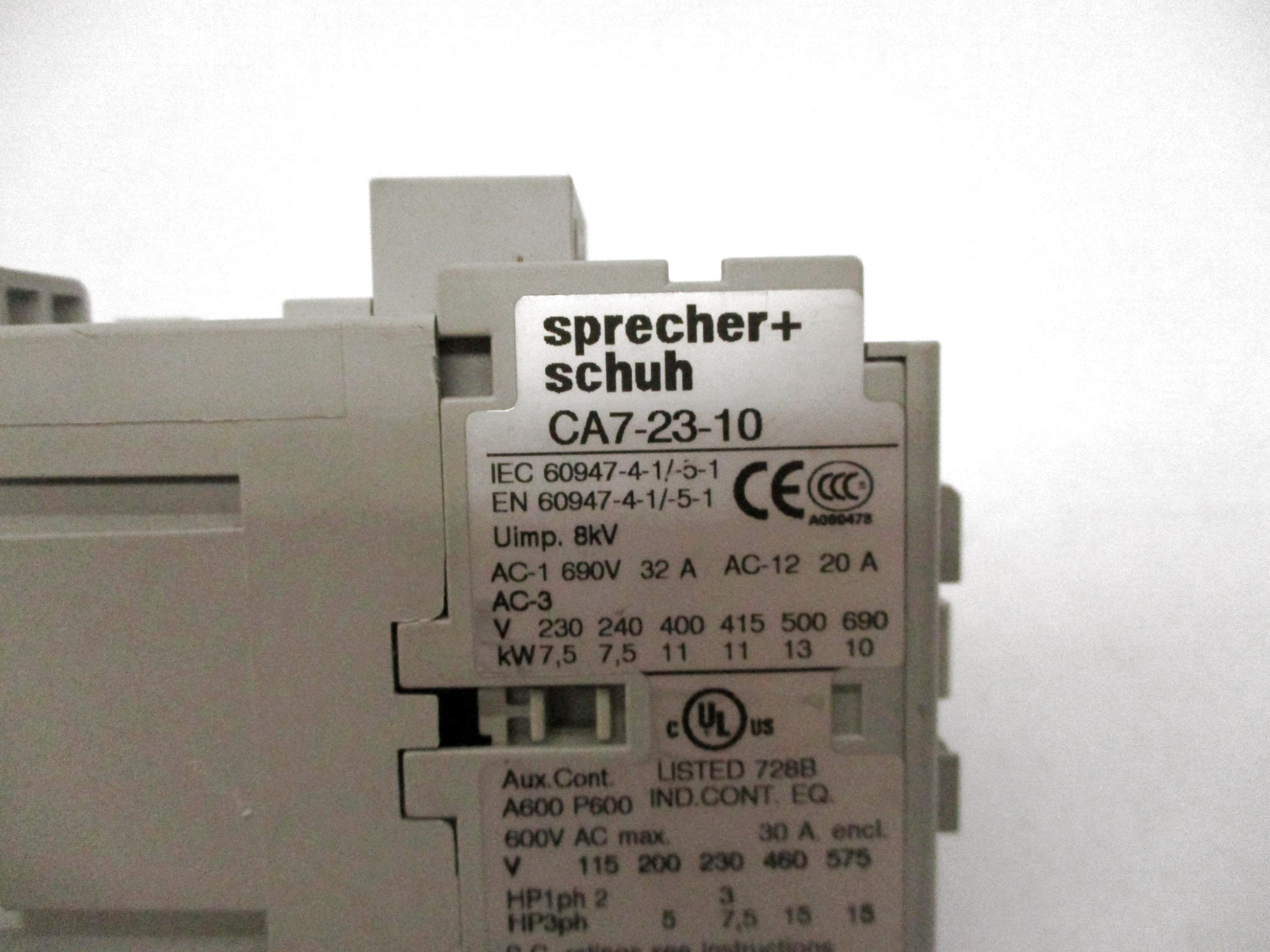 SPRECHNER+SCHUH CA7-23-10 277V NSNP