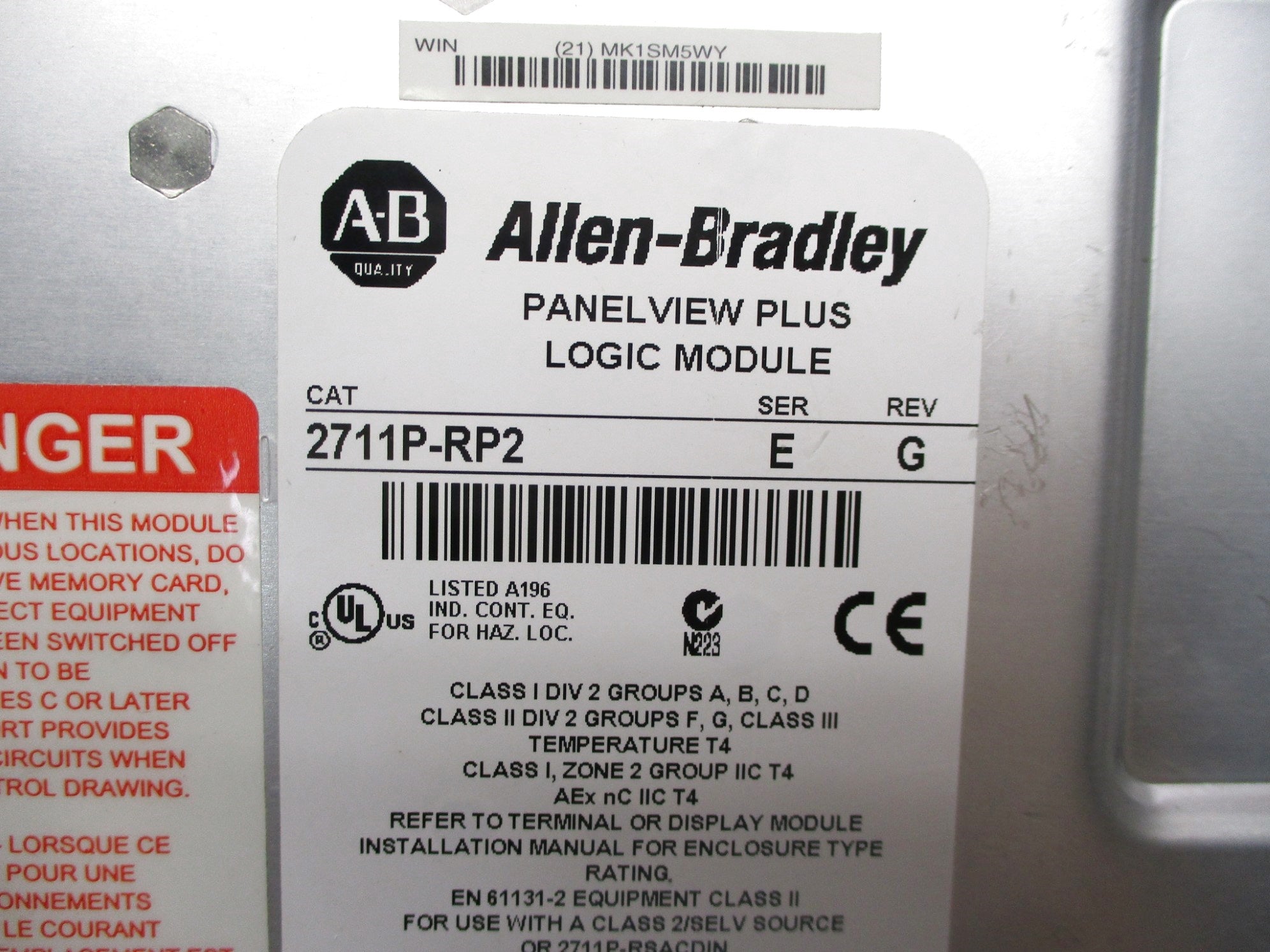 ALLEN BRADLEY 2711P-RP2 SER. E UNMP
