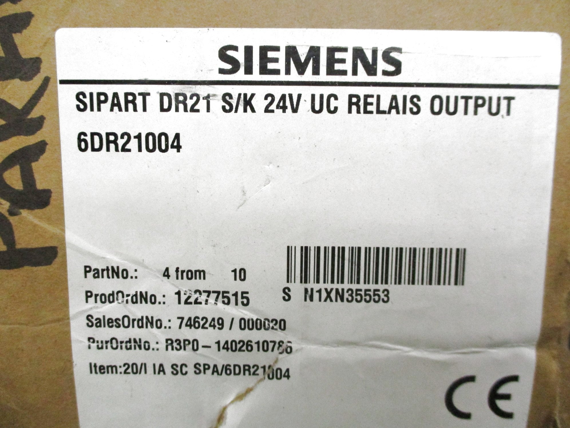 SIEMENS 6DR21004 NSMP
