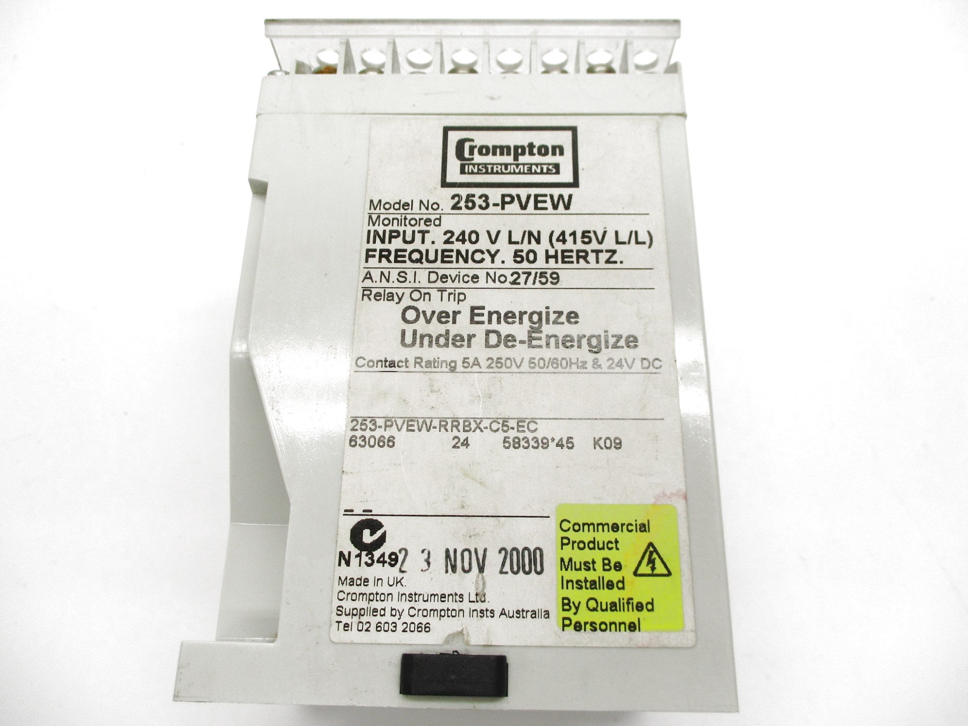 CROMPTON 253-PVEW 240V UNMP