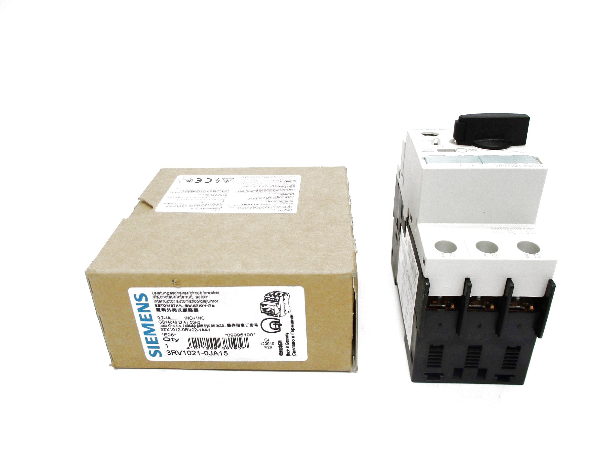 SIEMENS 3RV1021-0JA15 0.7-1A NSMP
