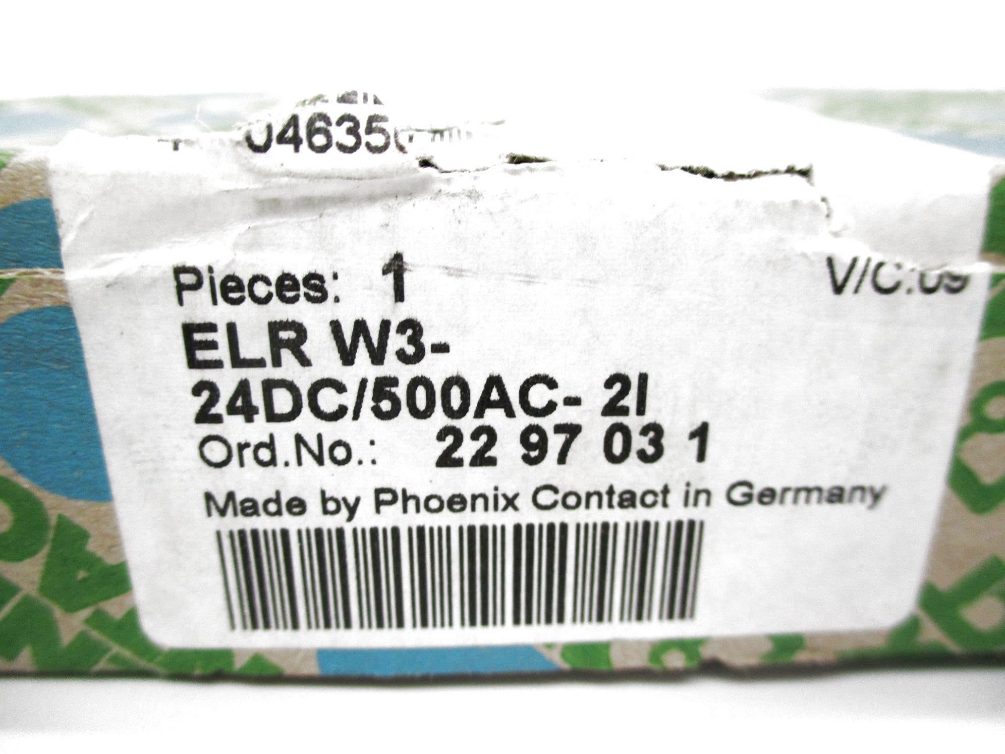 PHOENIX CONTACT ELR W3- 24DC/500AC- 2I 24VDC NSMP