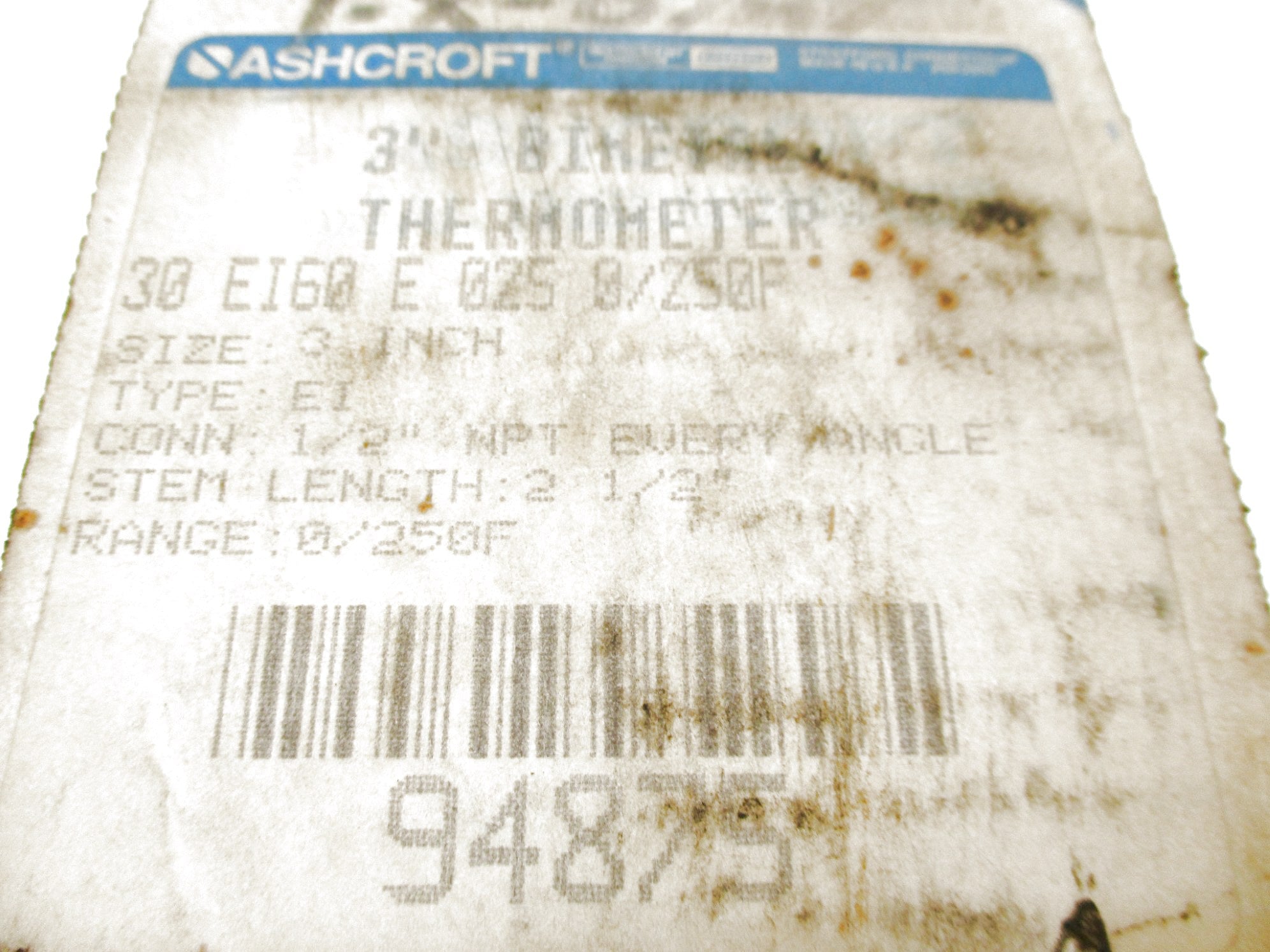 ASHCROFT 30EI60E025 NSMP