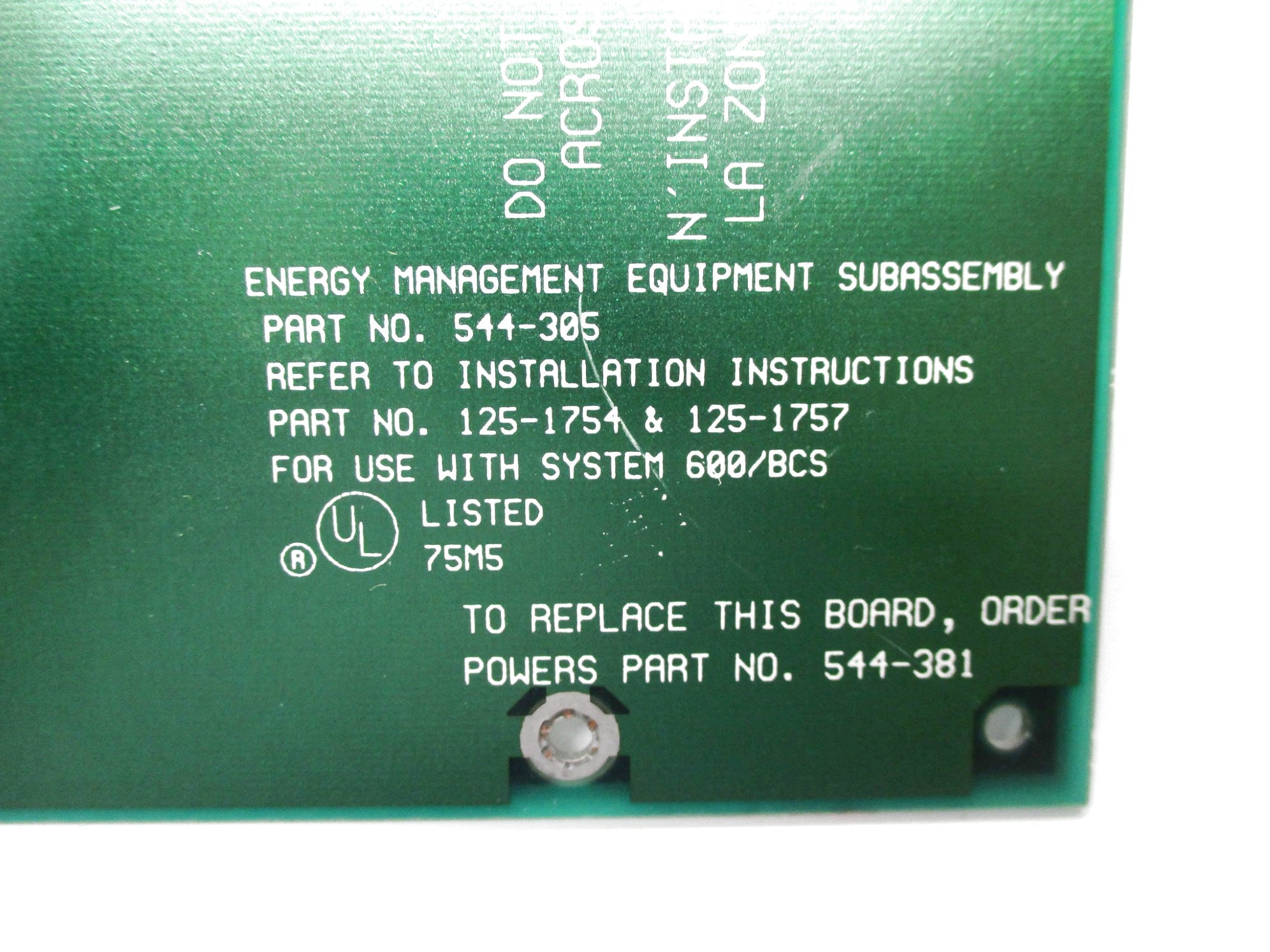 LANDIS&GYR 544-305 UNMP