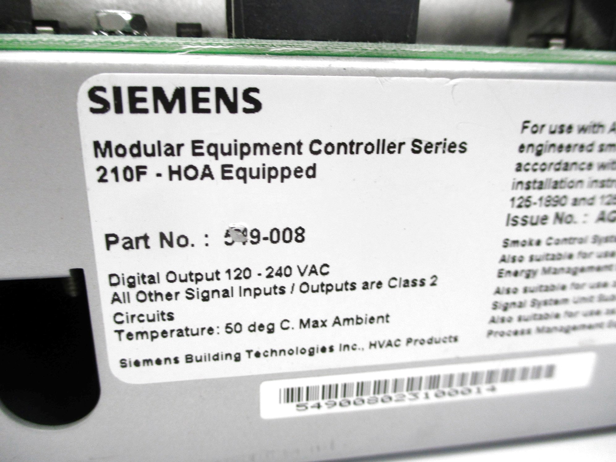 SIEMENS 549-008 UNMP