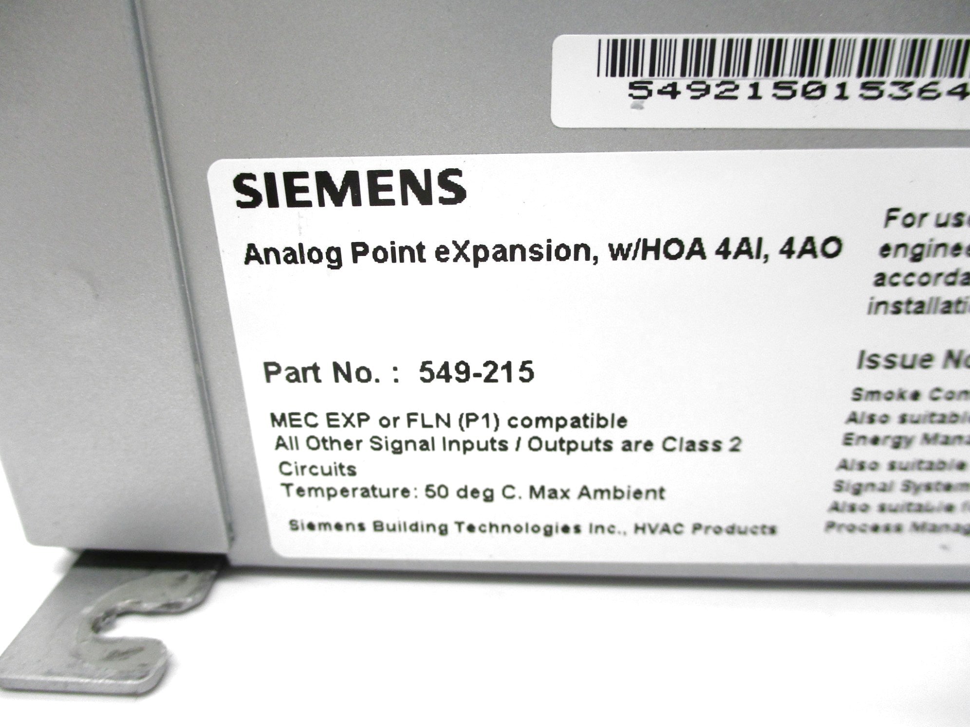 SIEMENS 549-215 UNMP