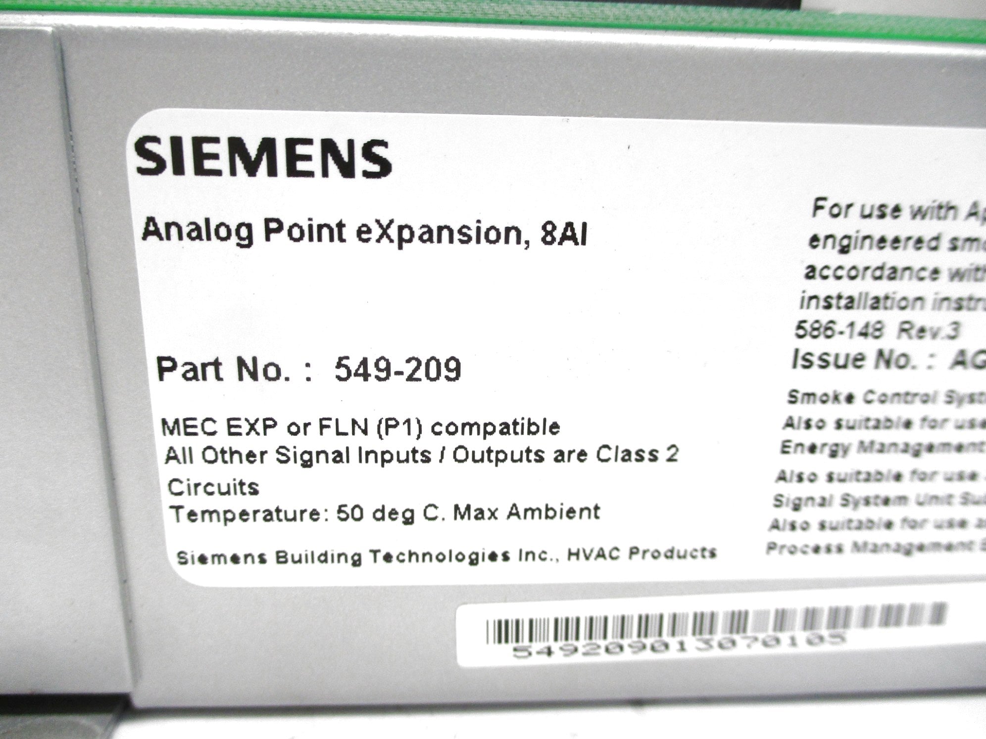 SIEMENS 549-209 UNMP